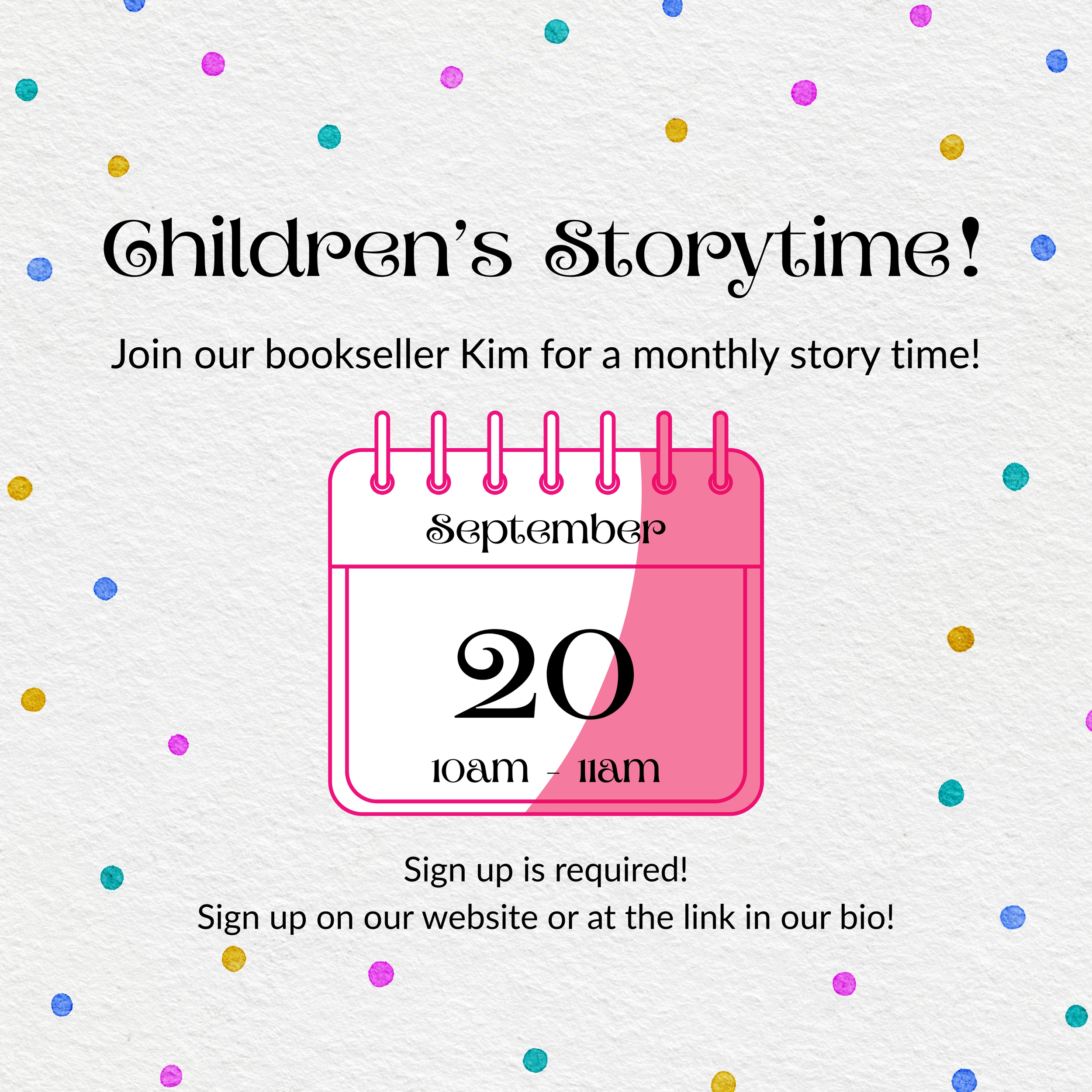 Children's Storytime!