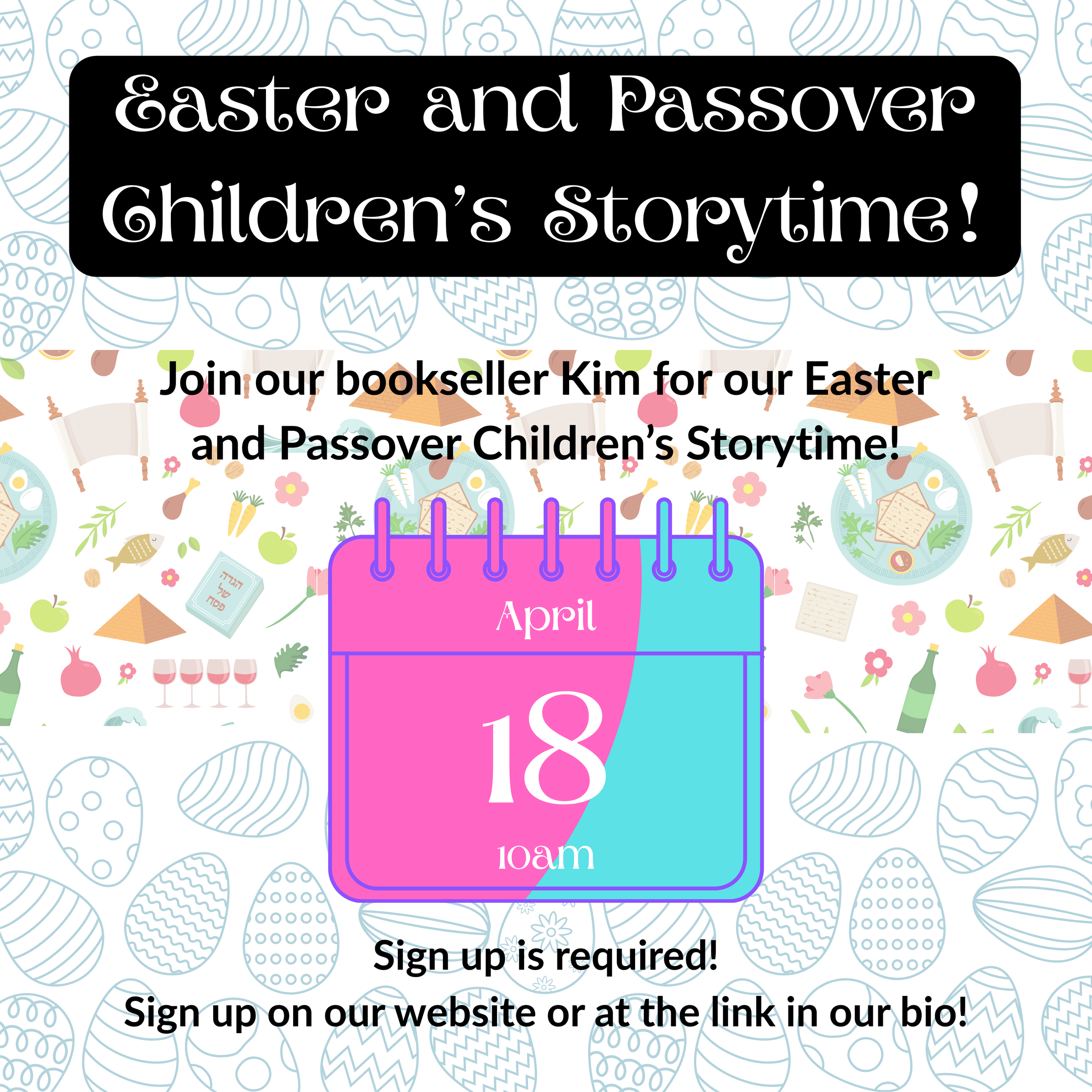 Easter and Passover Children’s Storytime