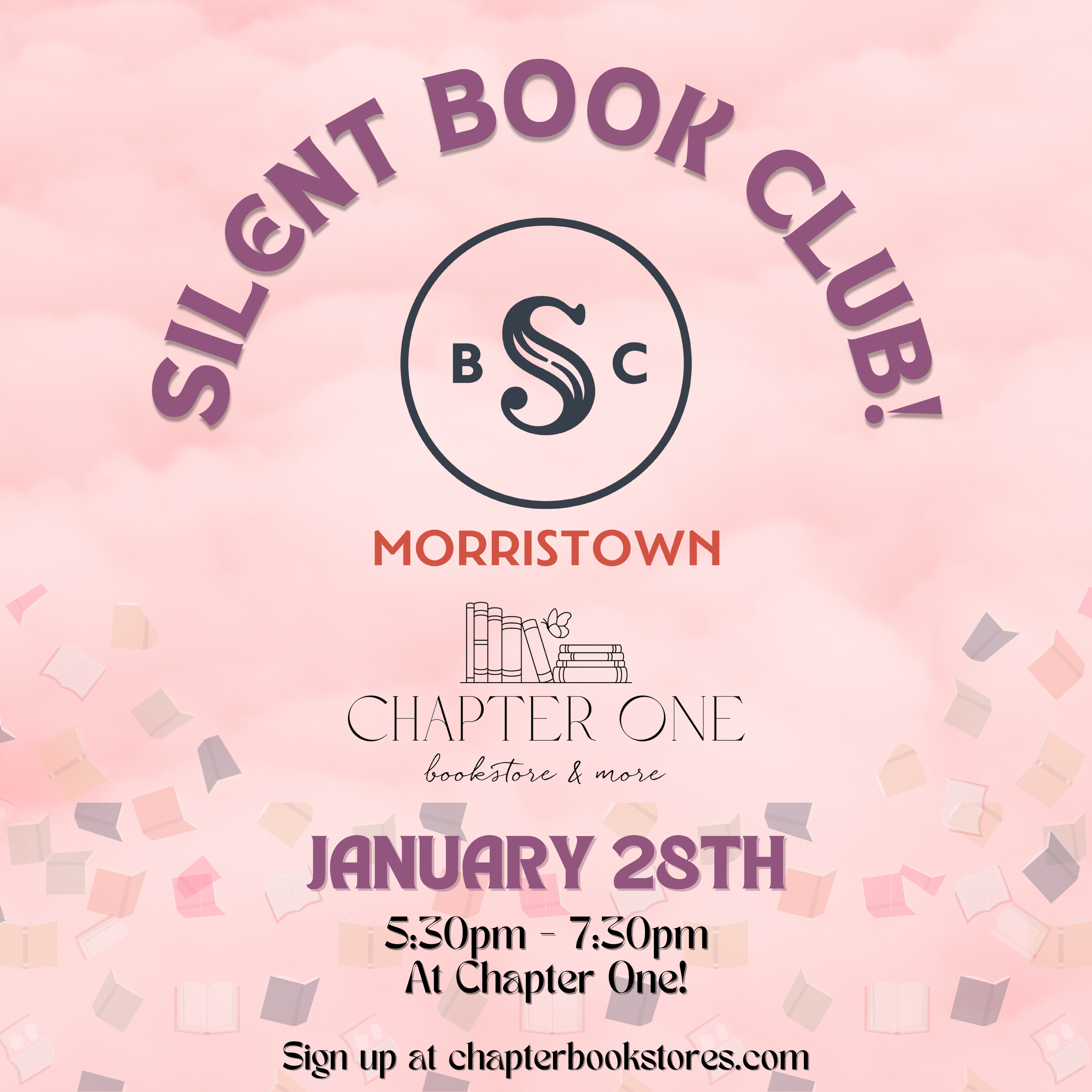 Silent Book CLub Morristown at chapter One!