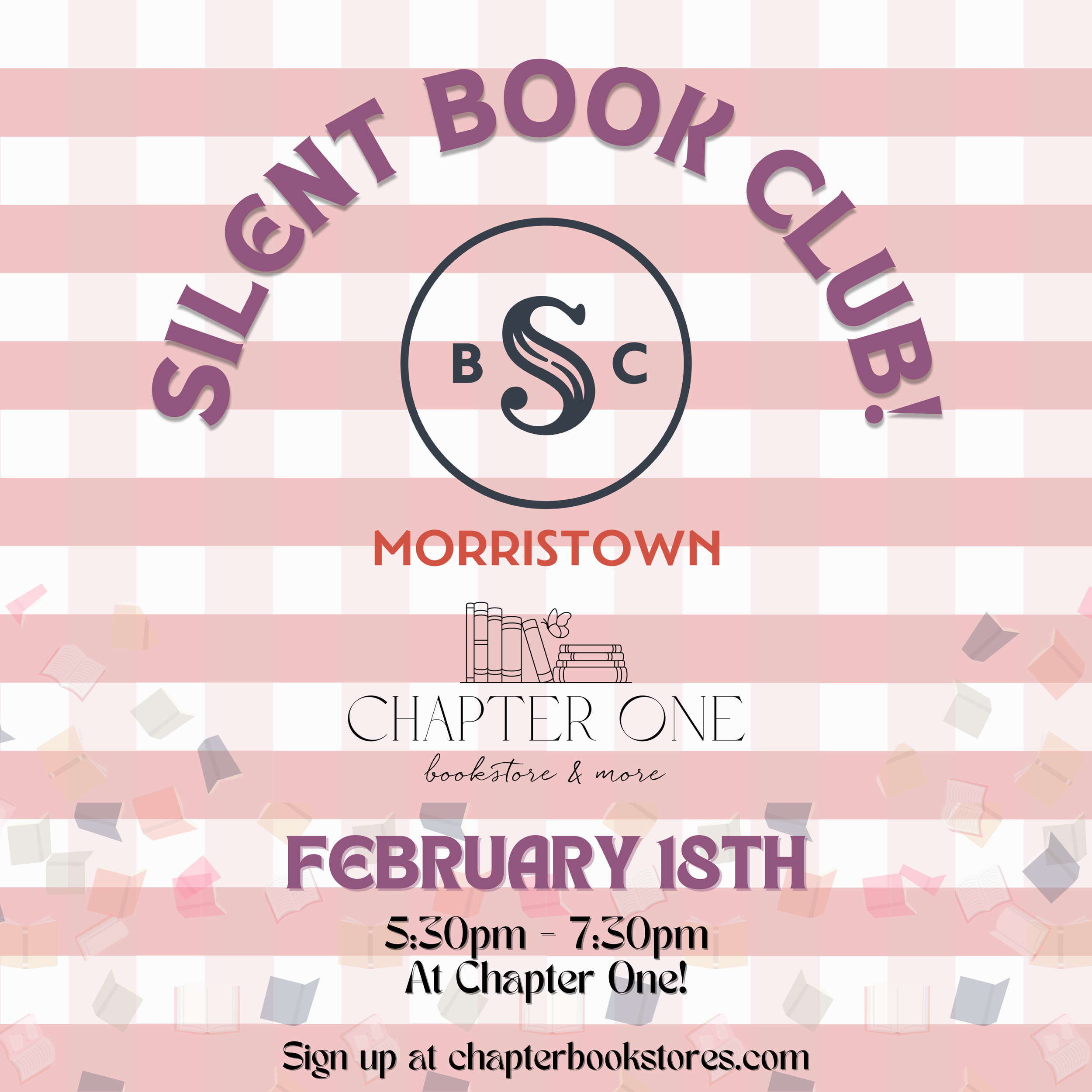 Silent Book CLub Morristown at chapter One! 