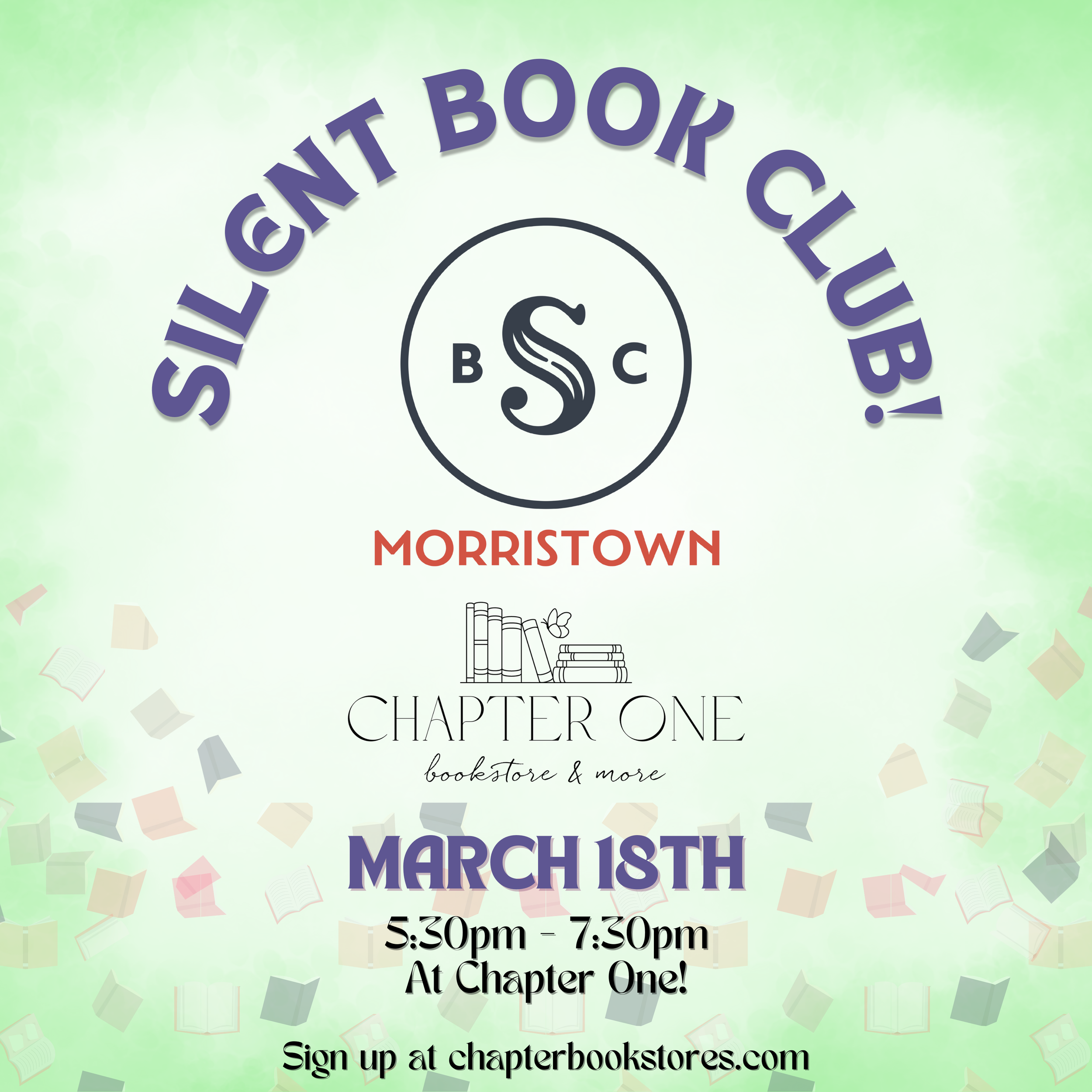 Silent Book Club Morristown at chapter One!