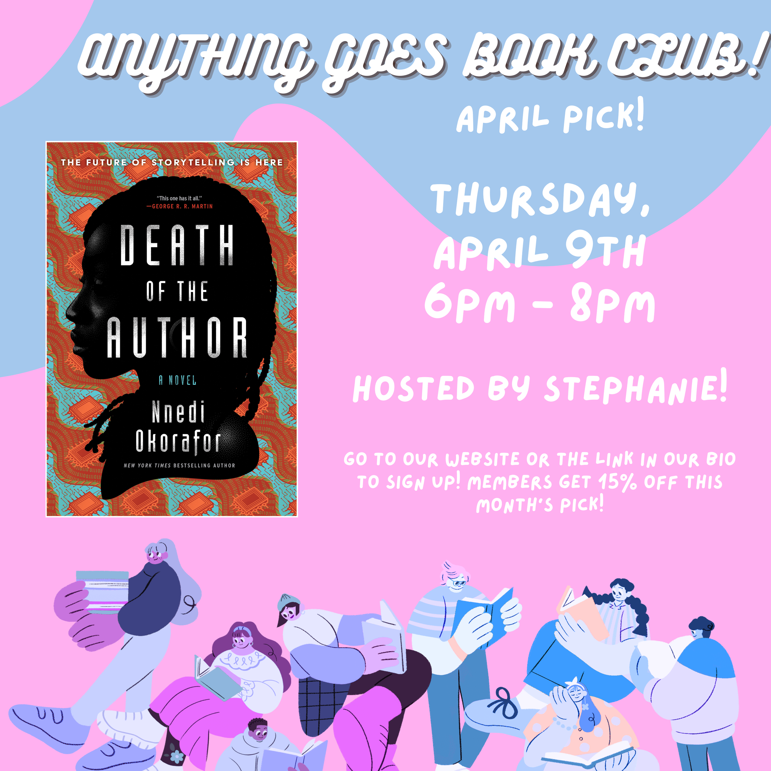 Anything Goes Book Club: Death of An Author by Nnedi Okorafor