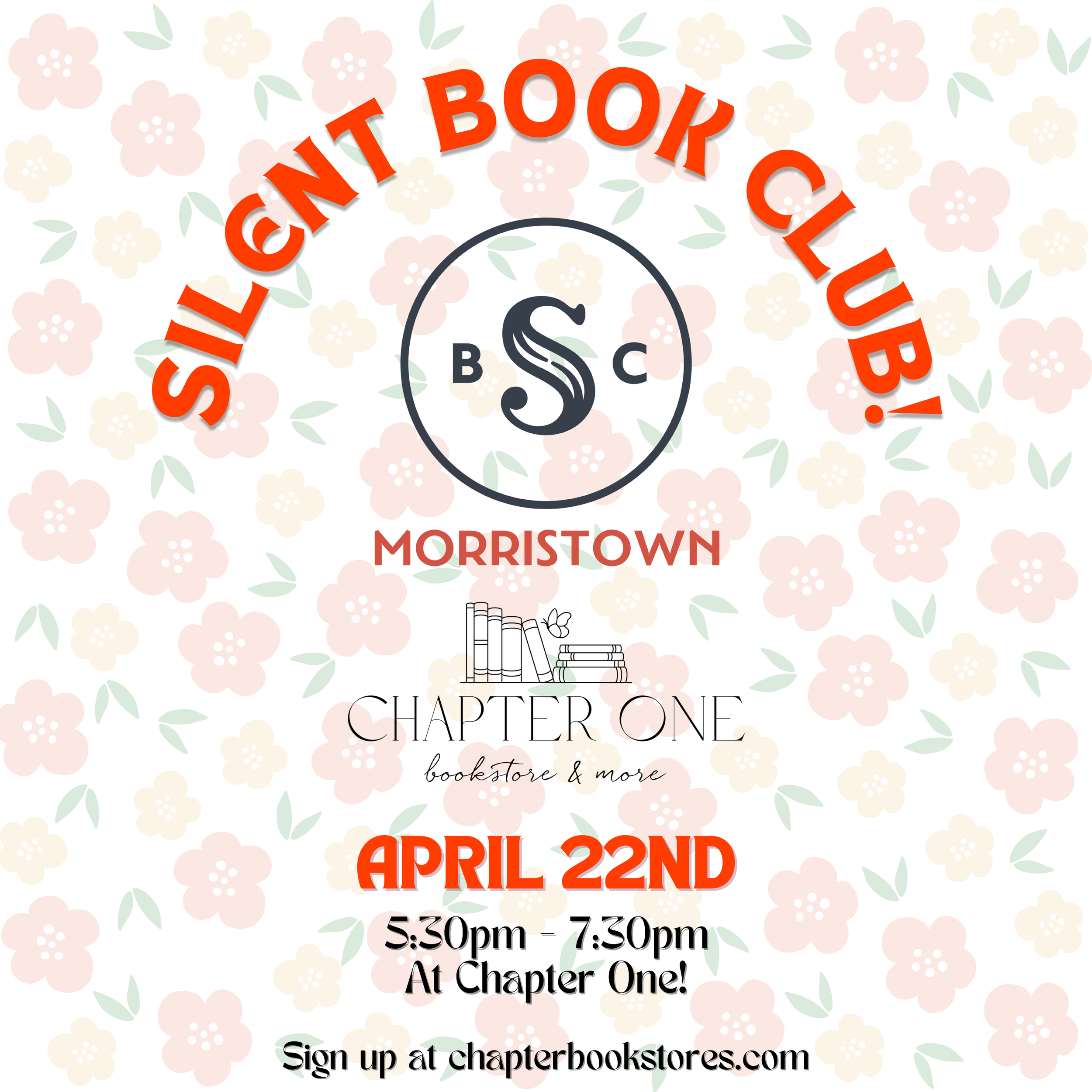 Silent Book Club Morristown at Chapter One!