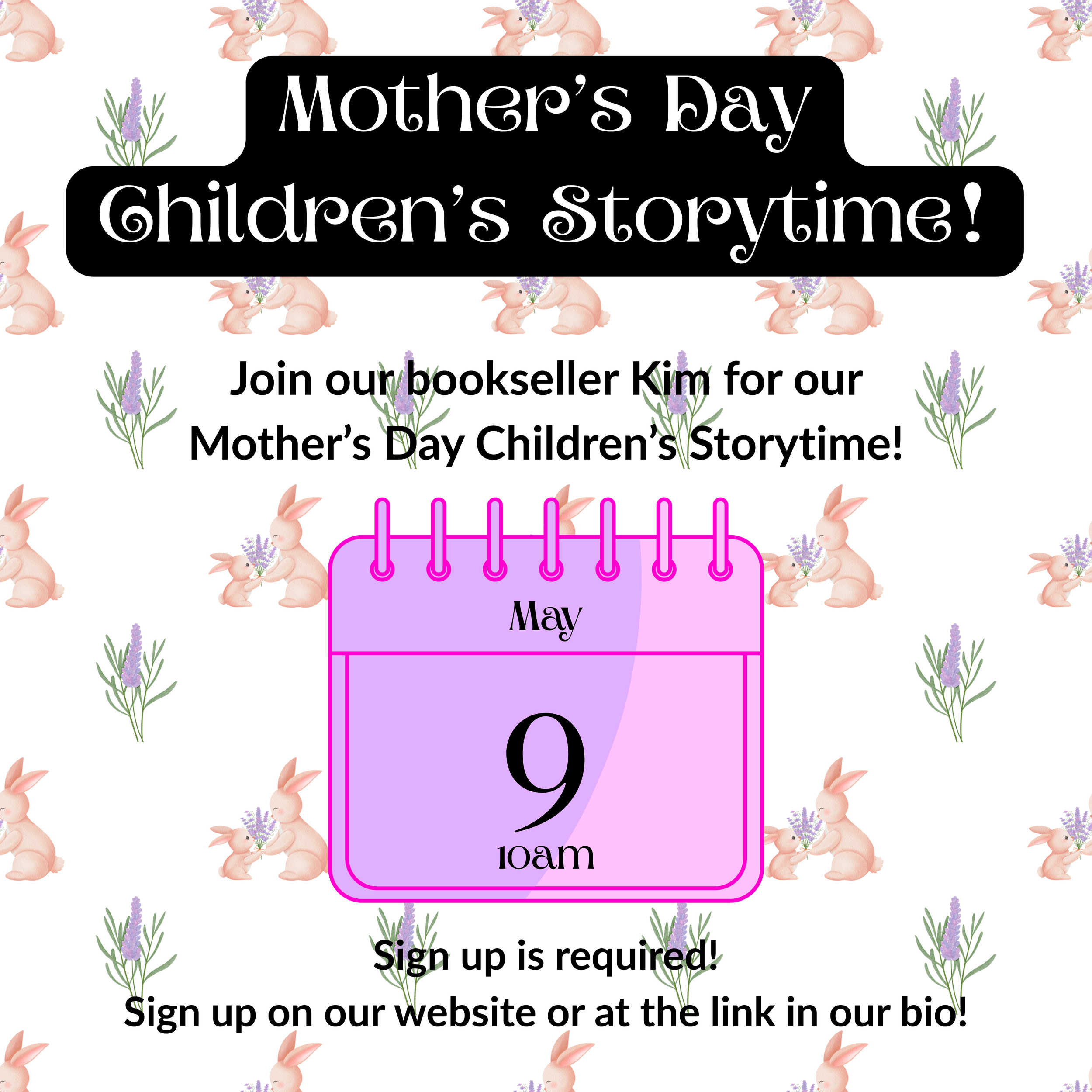 Mother’s Day Children’s Storytime