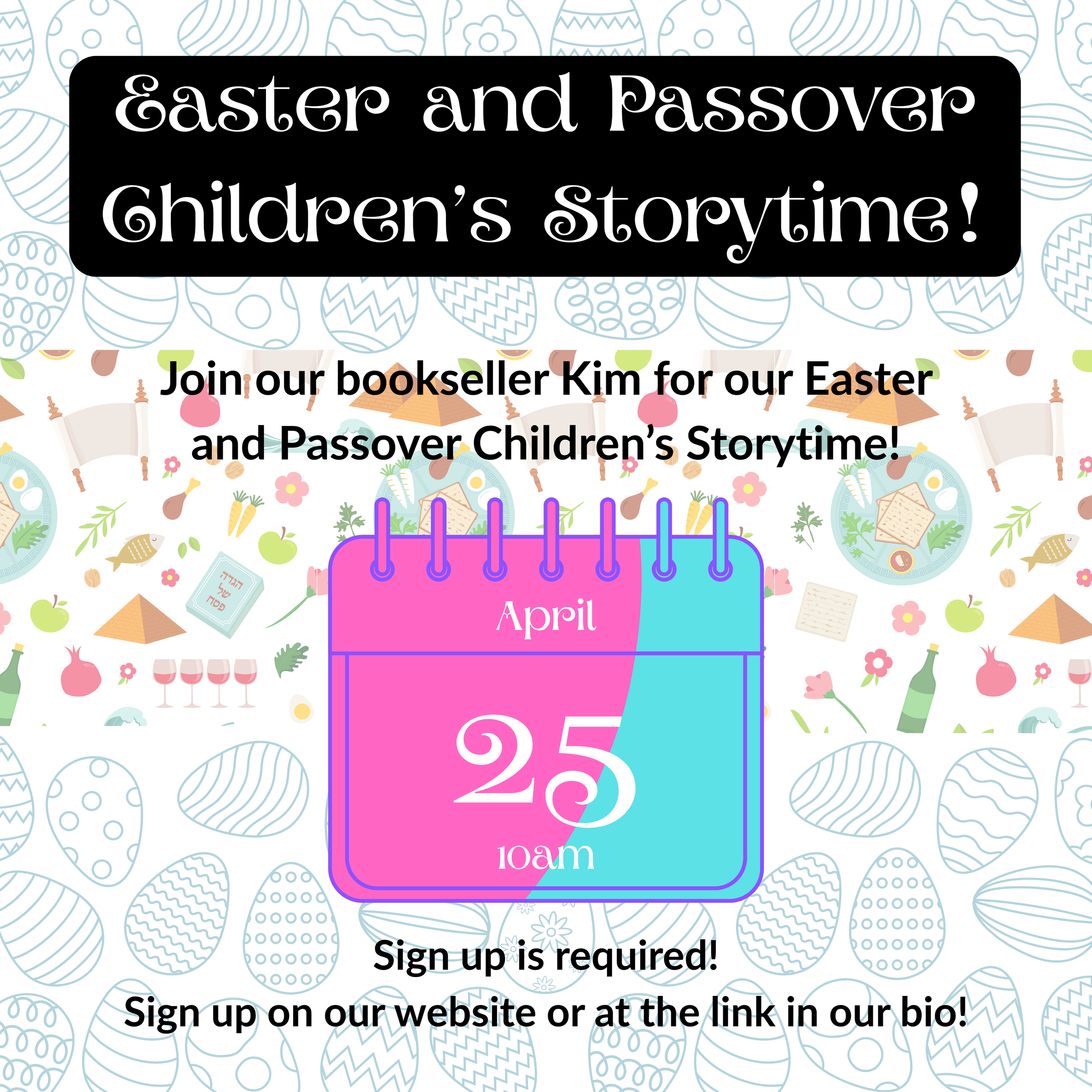 Easter and Passover Children’s Storytime