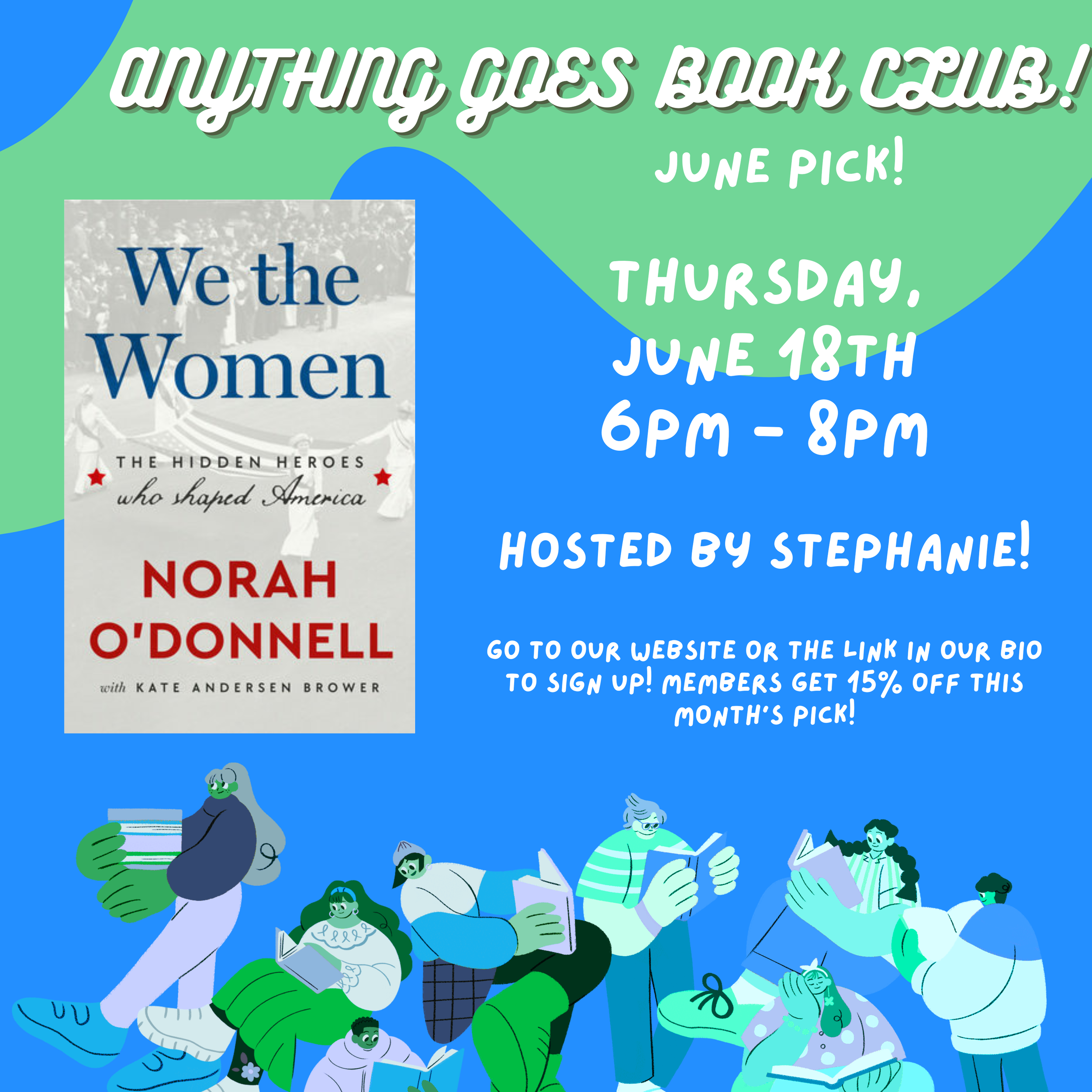 Anything Goes Book Club: We the Women by Norah O’Donnell