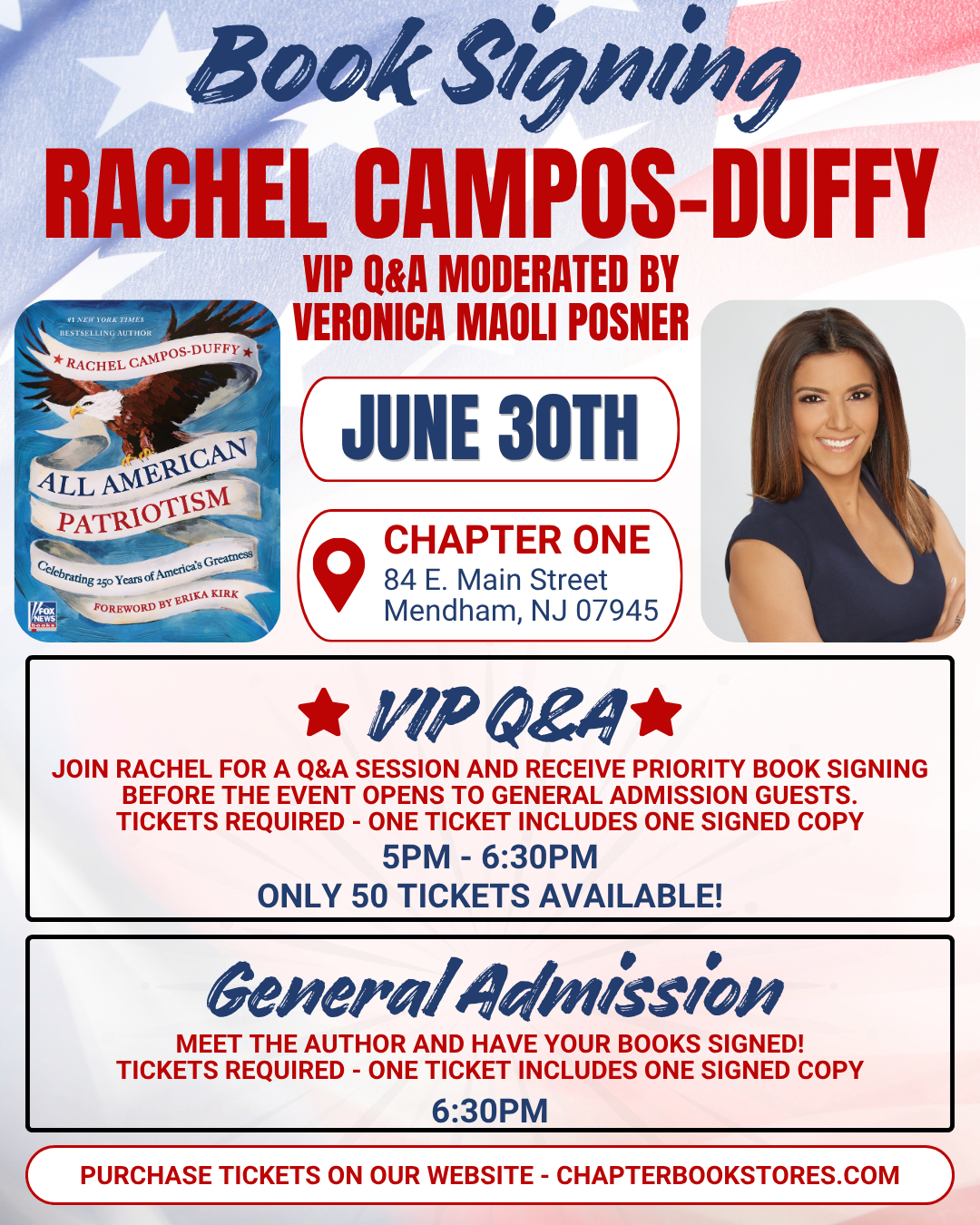Book Signing and VIP Q&amp;A with Rachel Campos-Duffy