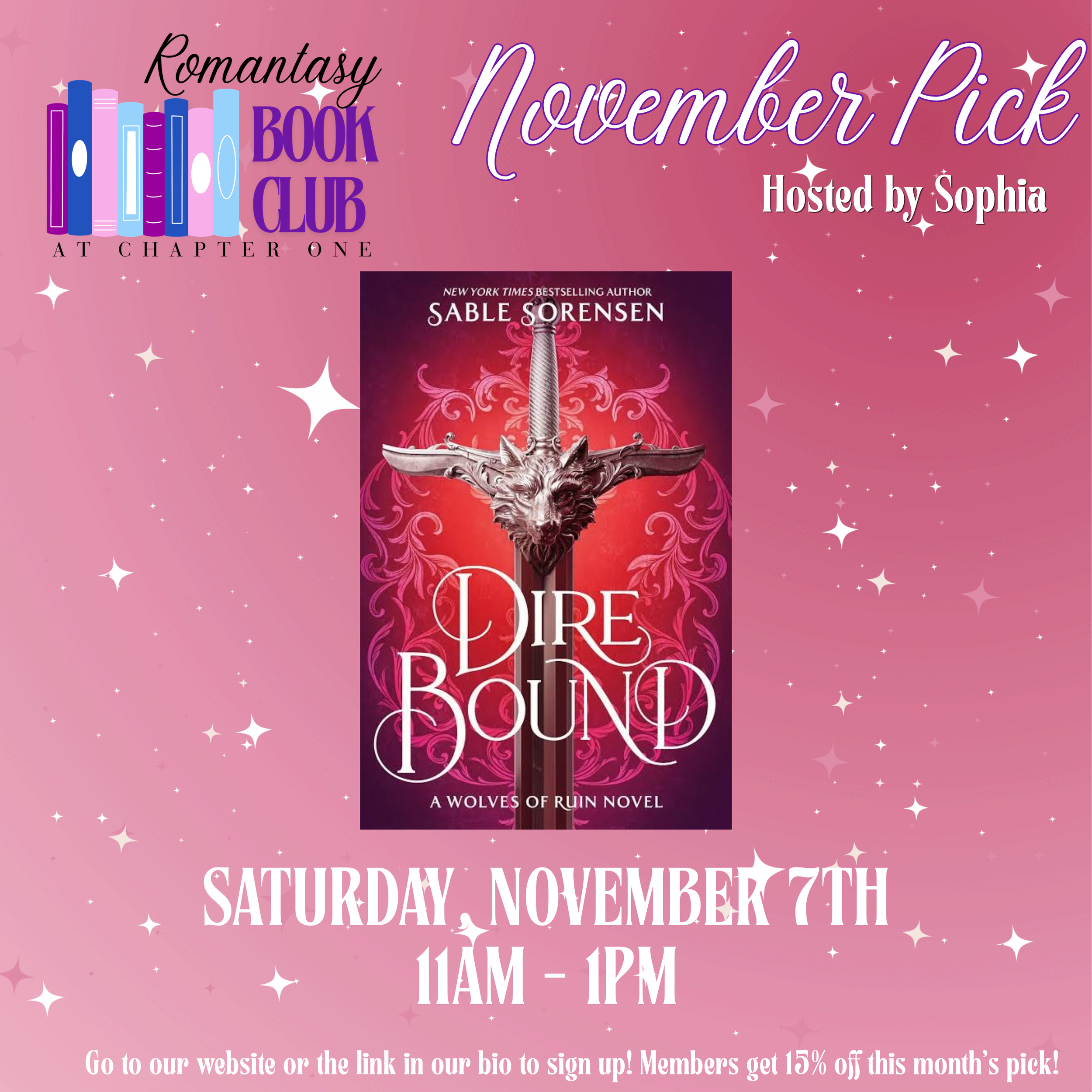 Romantasy Book Club: Dire Bound by Sable Sorensen