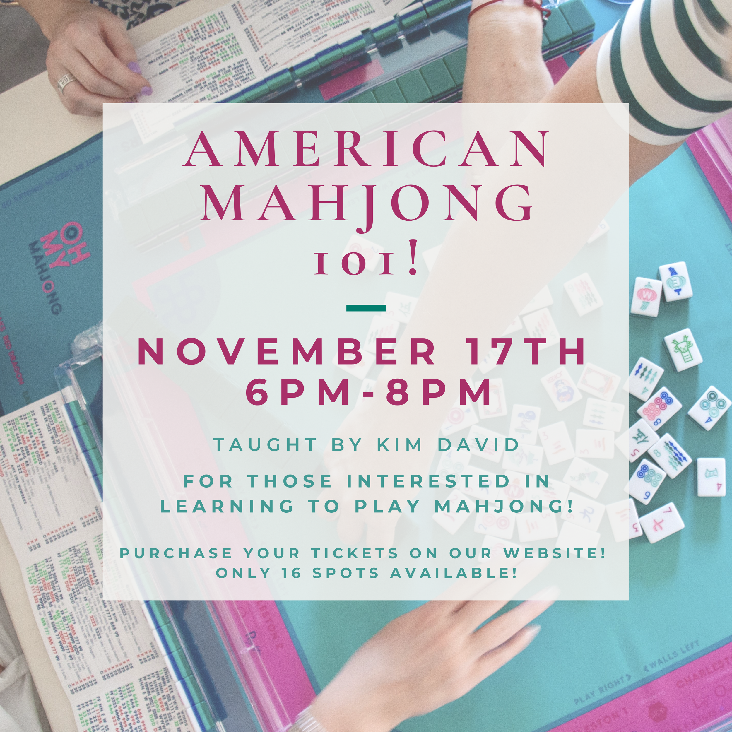 November American Mahjong Class 101