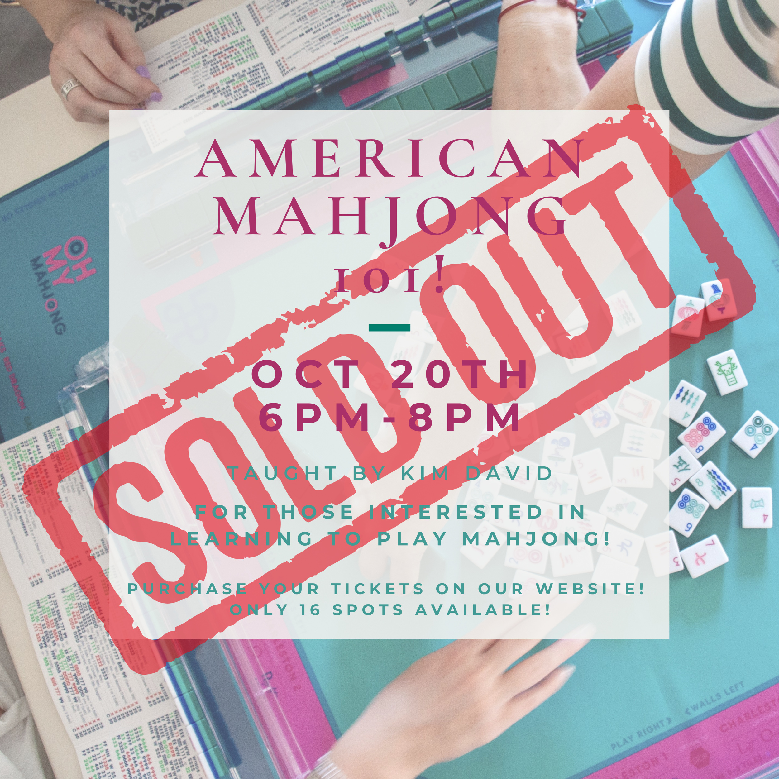 October American Mahjong Class: 101