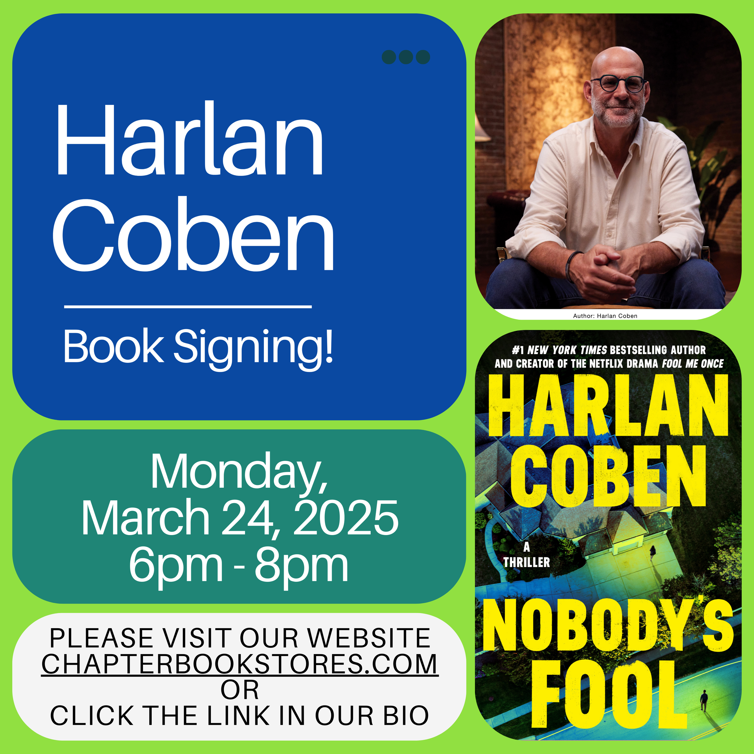 Book Signing Harlan Coben! — Chapter One
