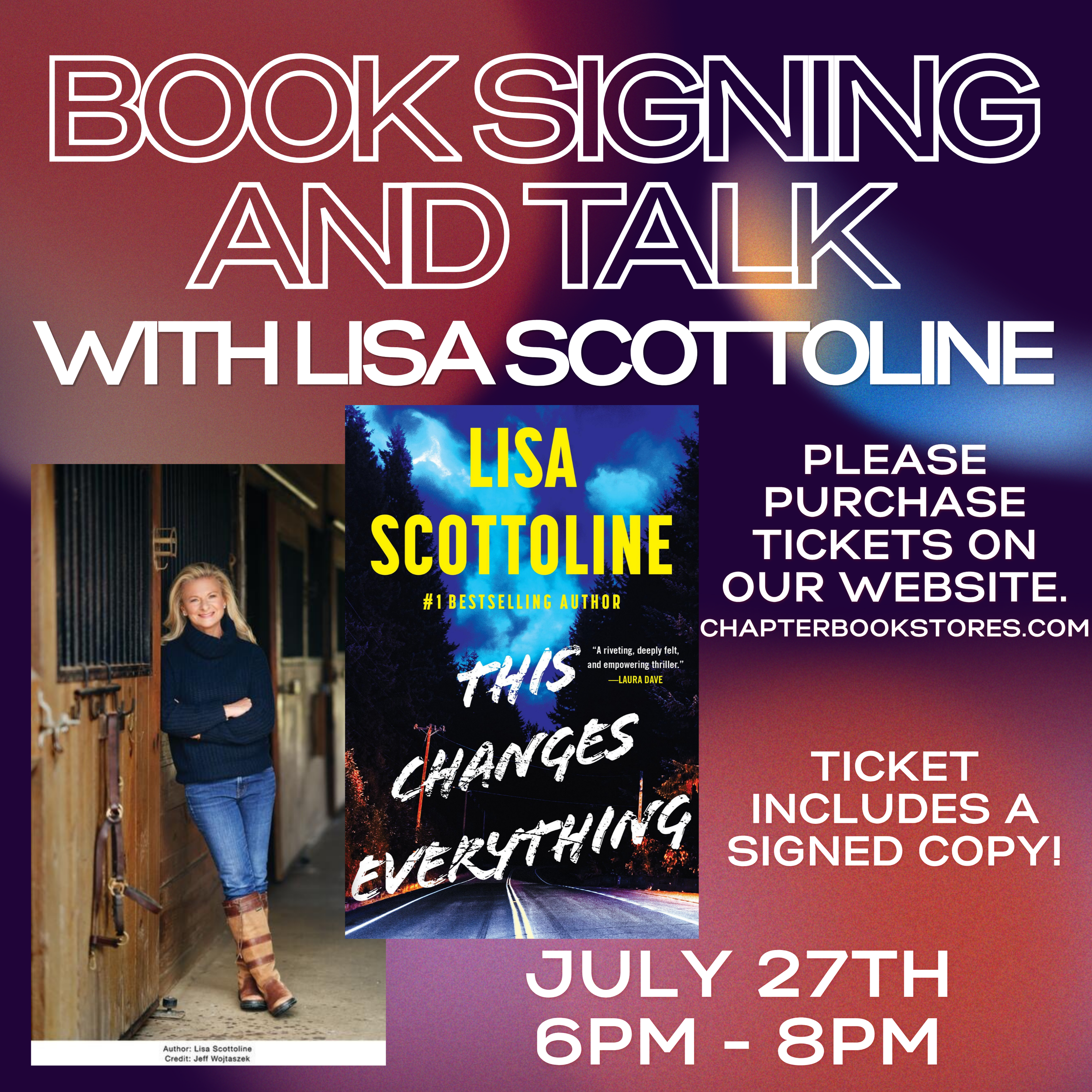 Book Signing and Talk with Lisa Scottoline