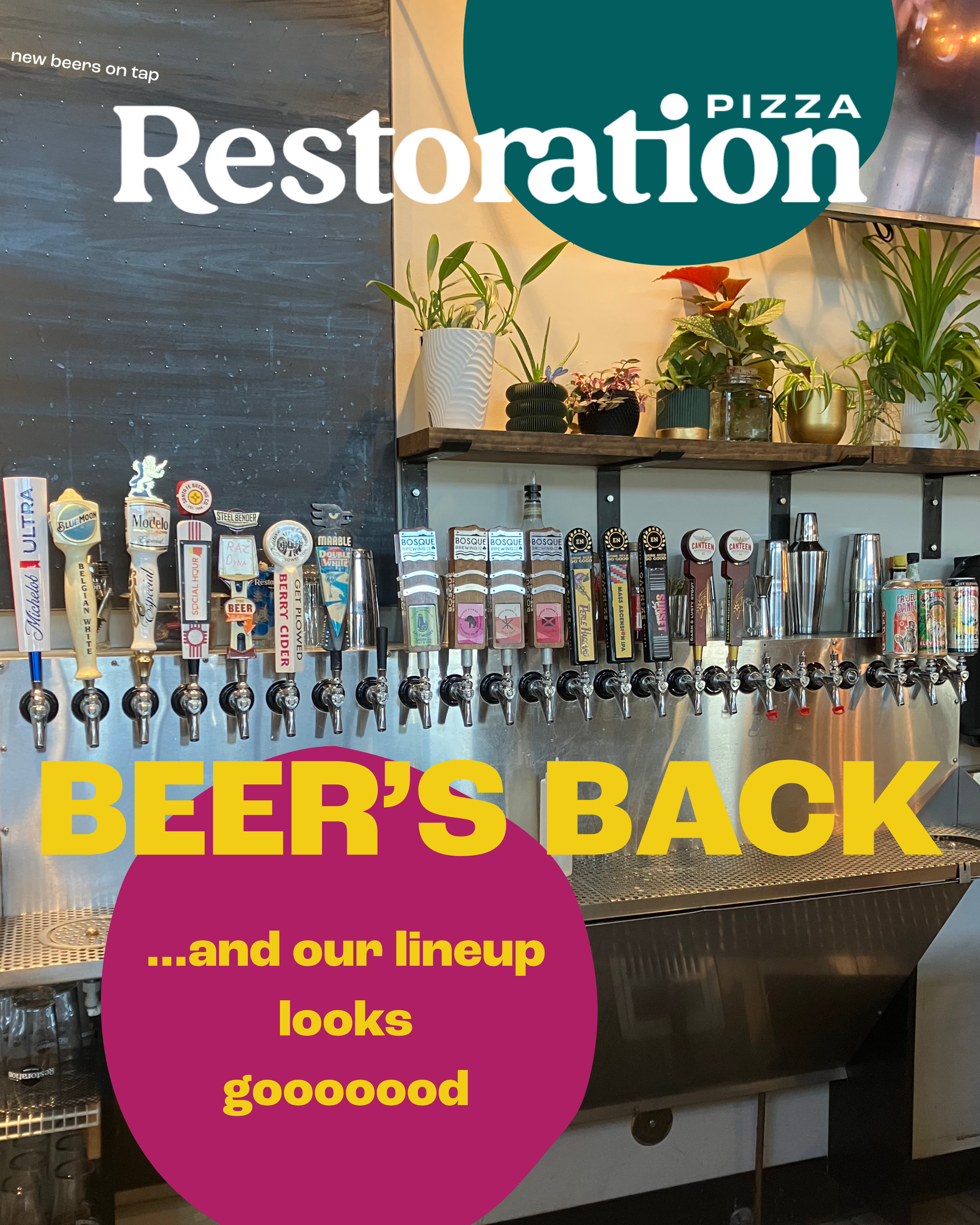 Liquor is Back! Beers, Cocktails, and More
