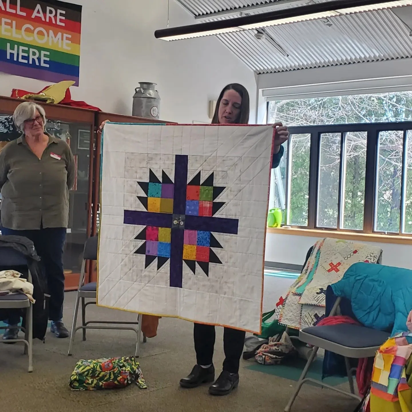 The rest of today's gorgeous quilts and quilty items shared during Show &amp; Tell. 

#vtmqg #vtmqgshowandtell #quilts #quiltsofinstagram #quilting #quilters #quiltersofinstagram
