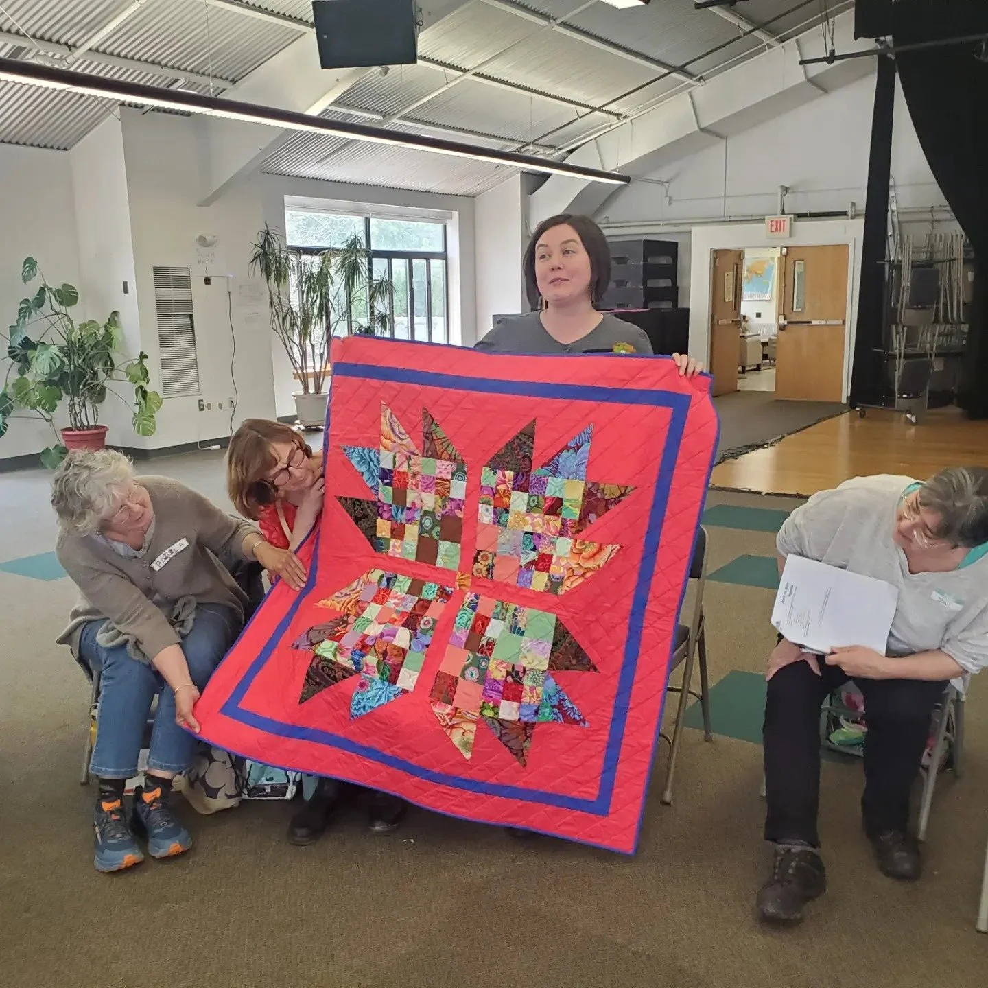 Some of the bequtiful quilts shared during Show &amp; Tell at today's guild meeting. 

#vtmqg #vtmqgshowandtell #quilters #quilting #quilts #quiltsofinstagram #quiltersofinstagram