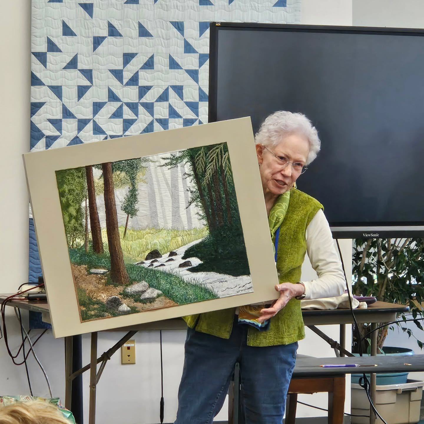 Highlights from show and tell at our September meeting! We are a talented and creative group. Join us October 12 for our next meeting.