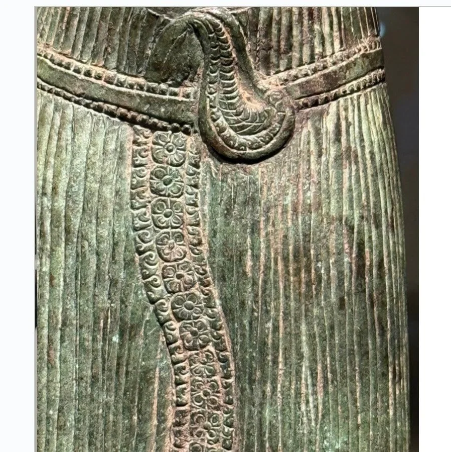 Our next challenge is to use an ancient motif as inspiration for a modern quilted item. 

Must include patchwork &amp; must be quilted

Quilts, garments, bags, etc.

Item can be any size 

Any color scheme

Include a reference photo &amp; origin info