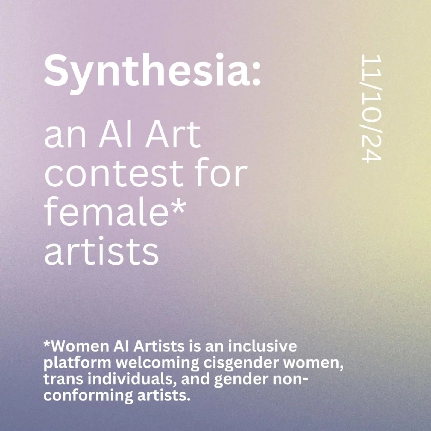 The next Synthesia challenge is here! ✨✨✨✨
.
GELATINOUS 
.
Join us for this AI Art challenge on the WAIA discord server! 🎉

Make your submissions on the Discord channel by sharing up to 3 images in 1 post. Happy prompting everyone!
.
.
.
.
.
.
#synt