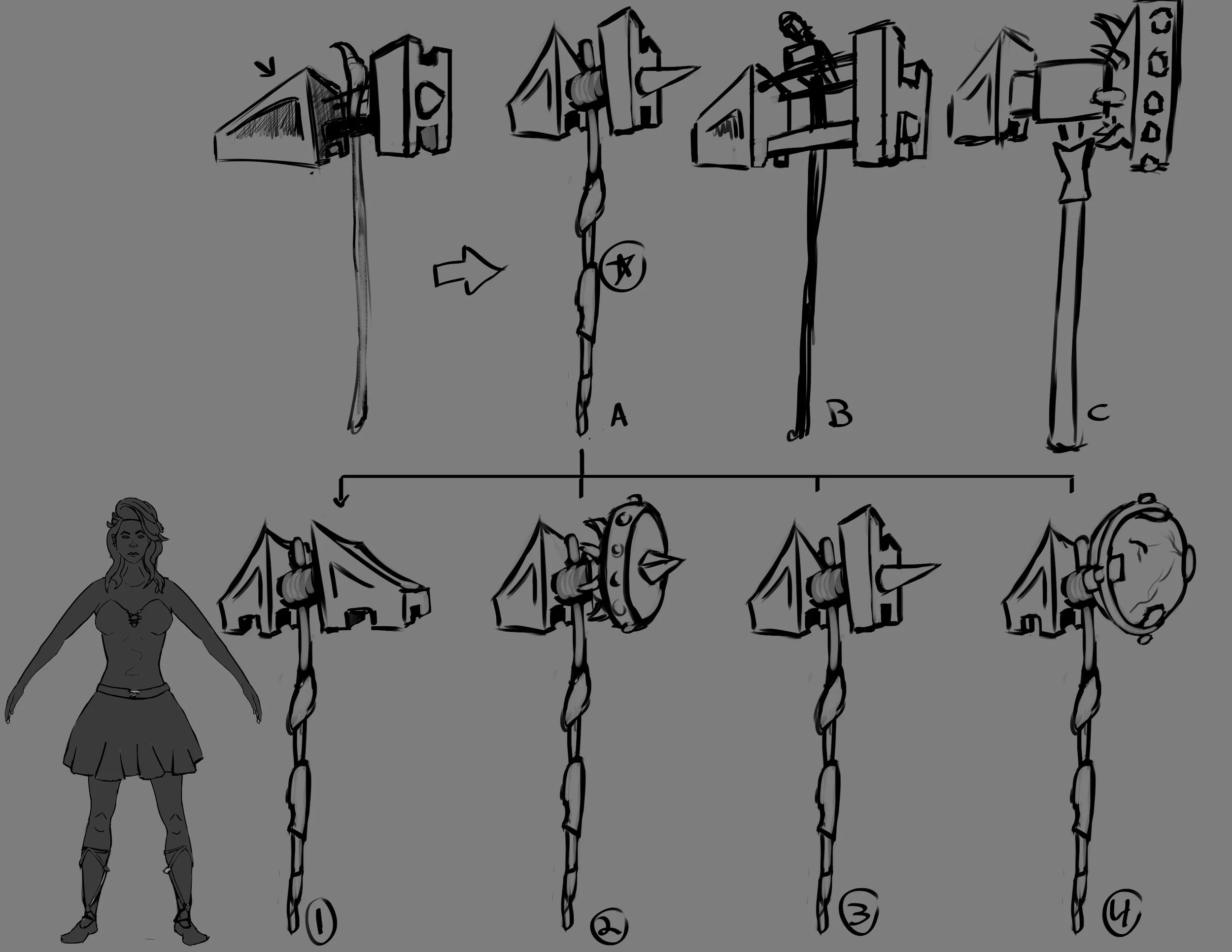 Dragon Stone Hammer : Prop Concept Art — Travis Clarke