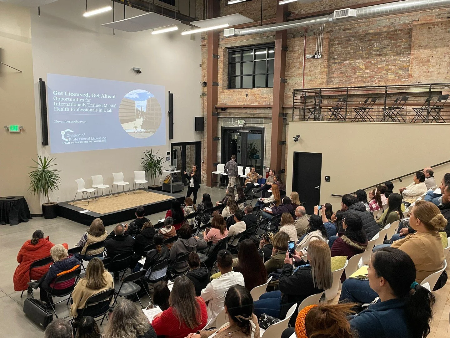 We were thrilled to welcome more than 100 internationally trained mental health professionals on November 20 for an in-depth licensing information session with the Division of Professional Licensing&rsquo;s International Credentialing Team. Attendees