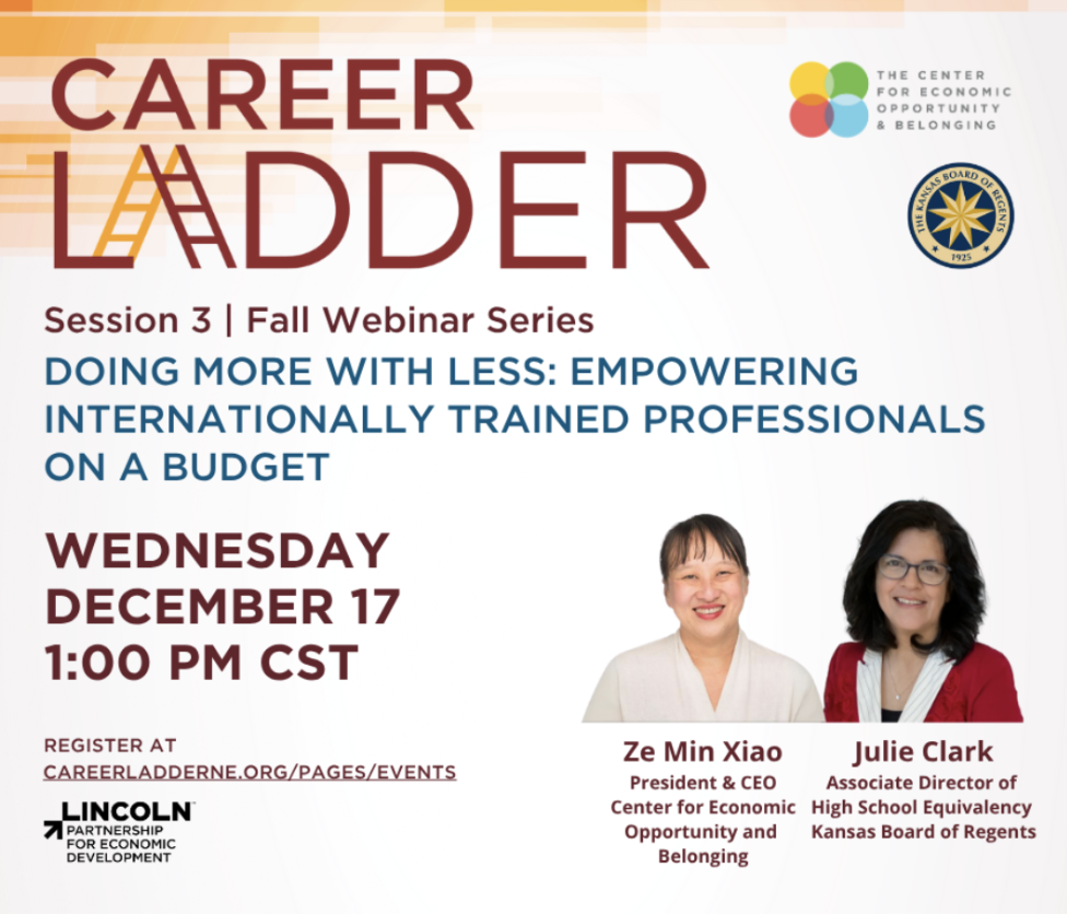 Career Ladder Webinar Series 