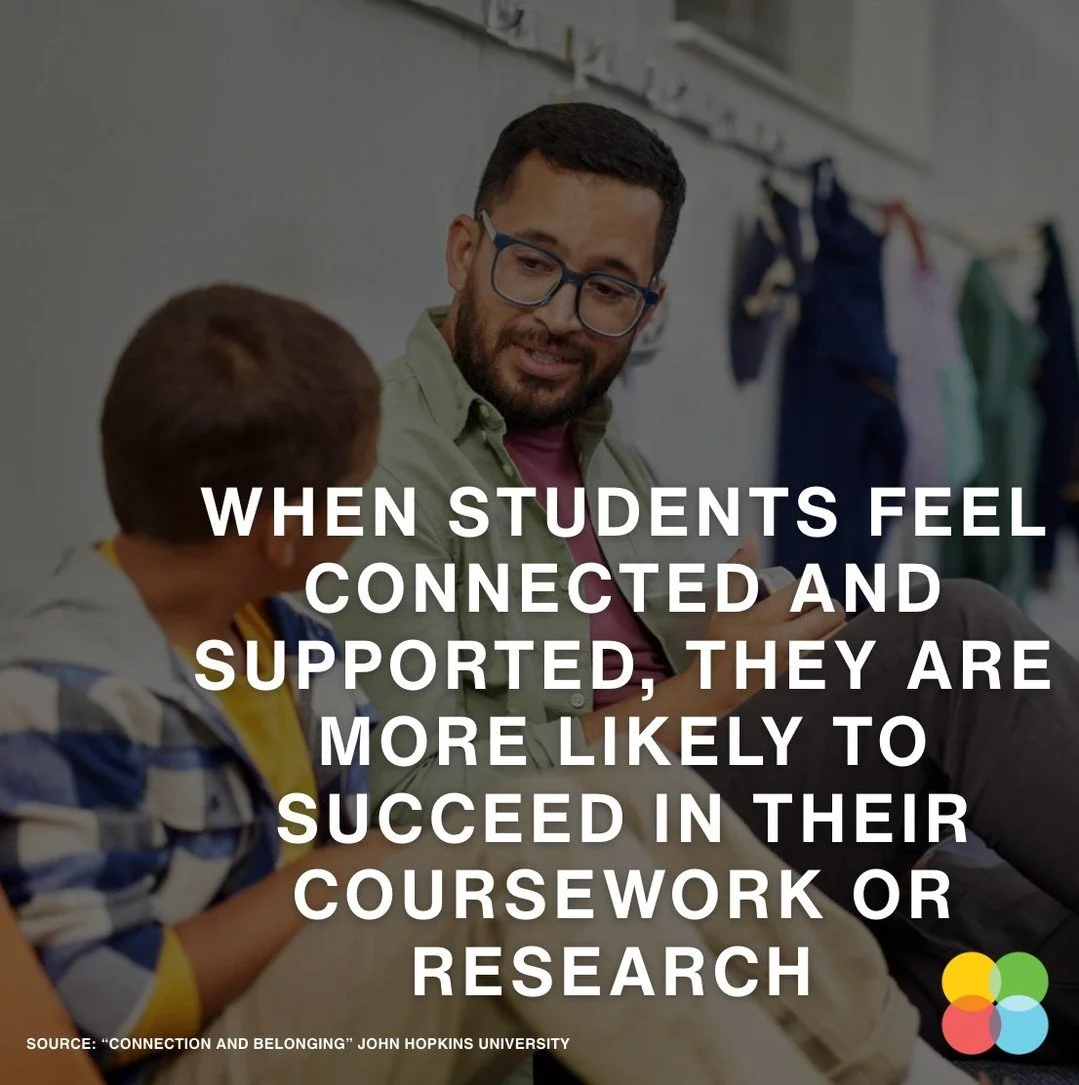 Student success starts with belonging. When young people feel connected and supported, they thrive.
 Think about the students in your life. How can you help them feel more connected and supported this week? #belonginutah
