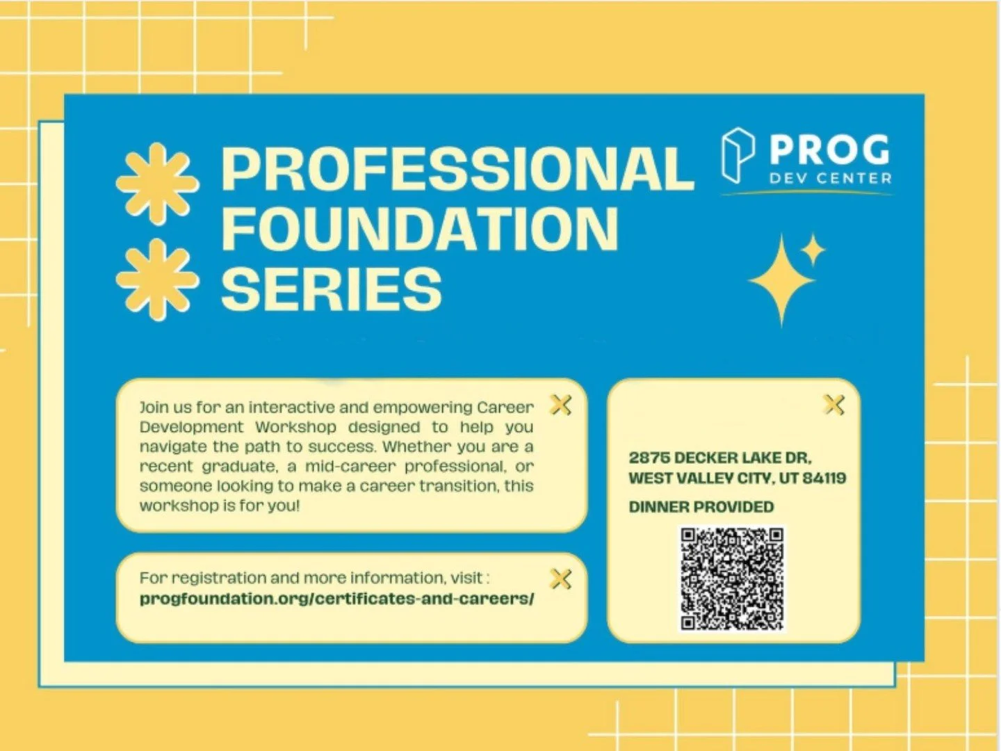 Join PROG for the Professional Foundation Series and Level Up Your Career in 2026!
The Professional Foundation Series is a dynamic year-long series of hands-on workshops designed to build essential professional skills and help you stand out in today'