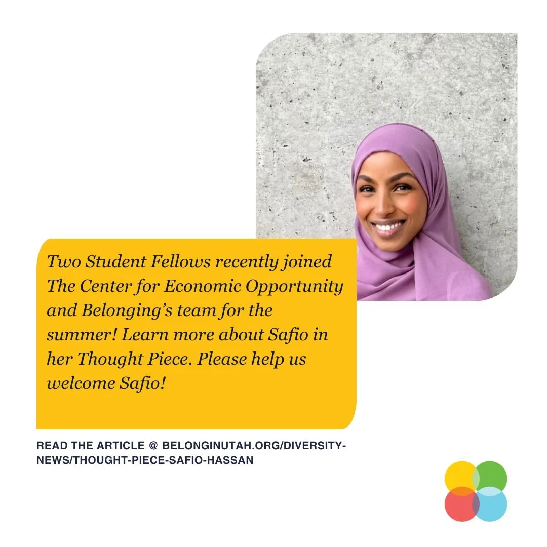 We&rsquo;re excited to welcome our new Student Fellow, Safio Hassan, to our team! Safio is joining us as the Marketing Fellow for the summer! Please help us welcome Safio to our team! #belonginutah