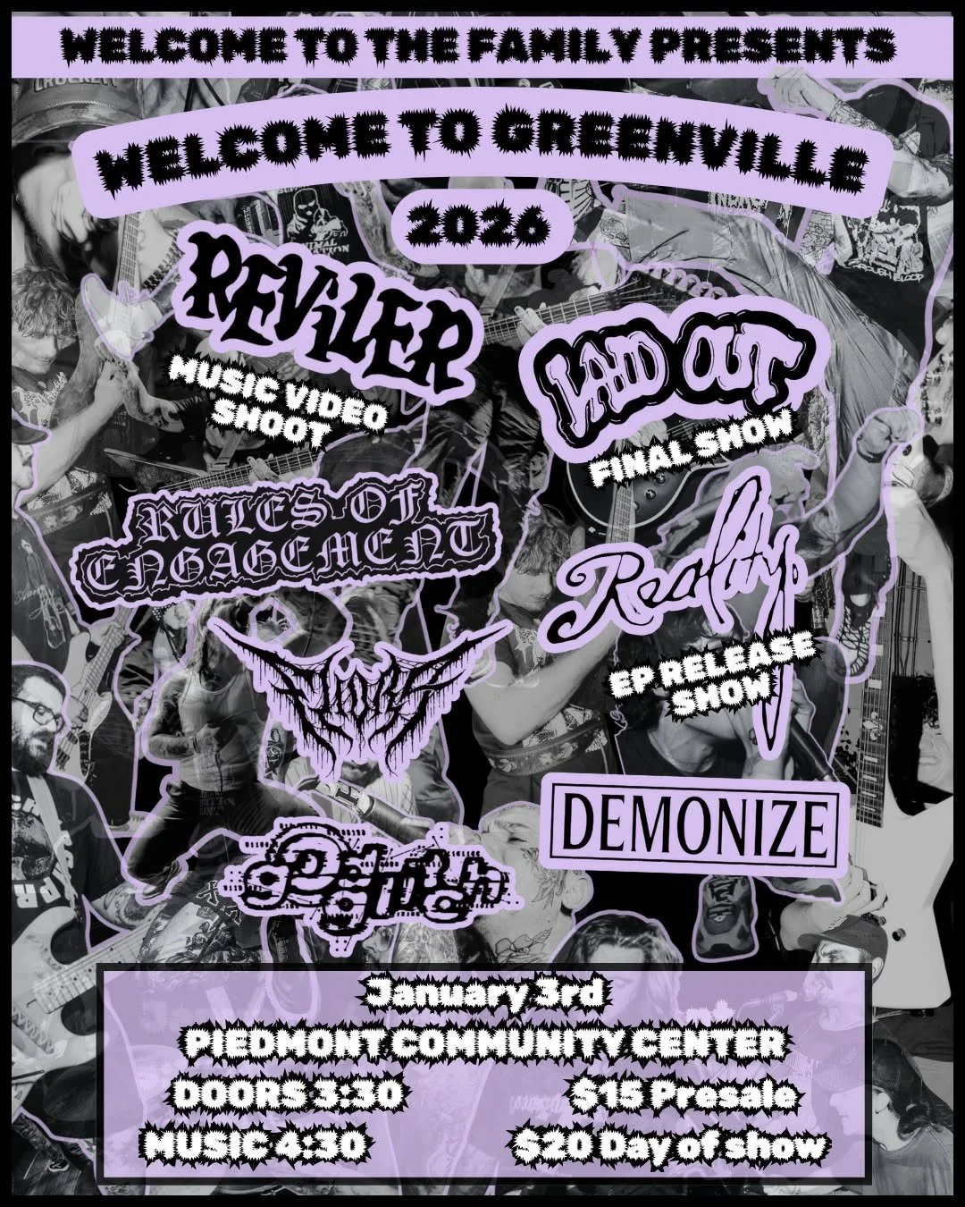 2026 Welcome to Greenville: Reviler, Laid Out, Rules of Engagement, Reality, Fliora, Demonize, and God Glitch