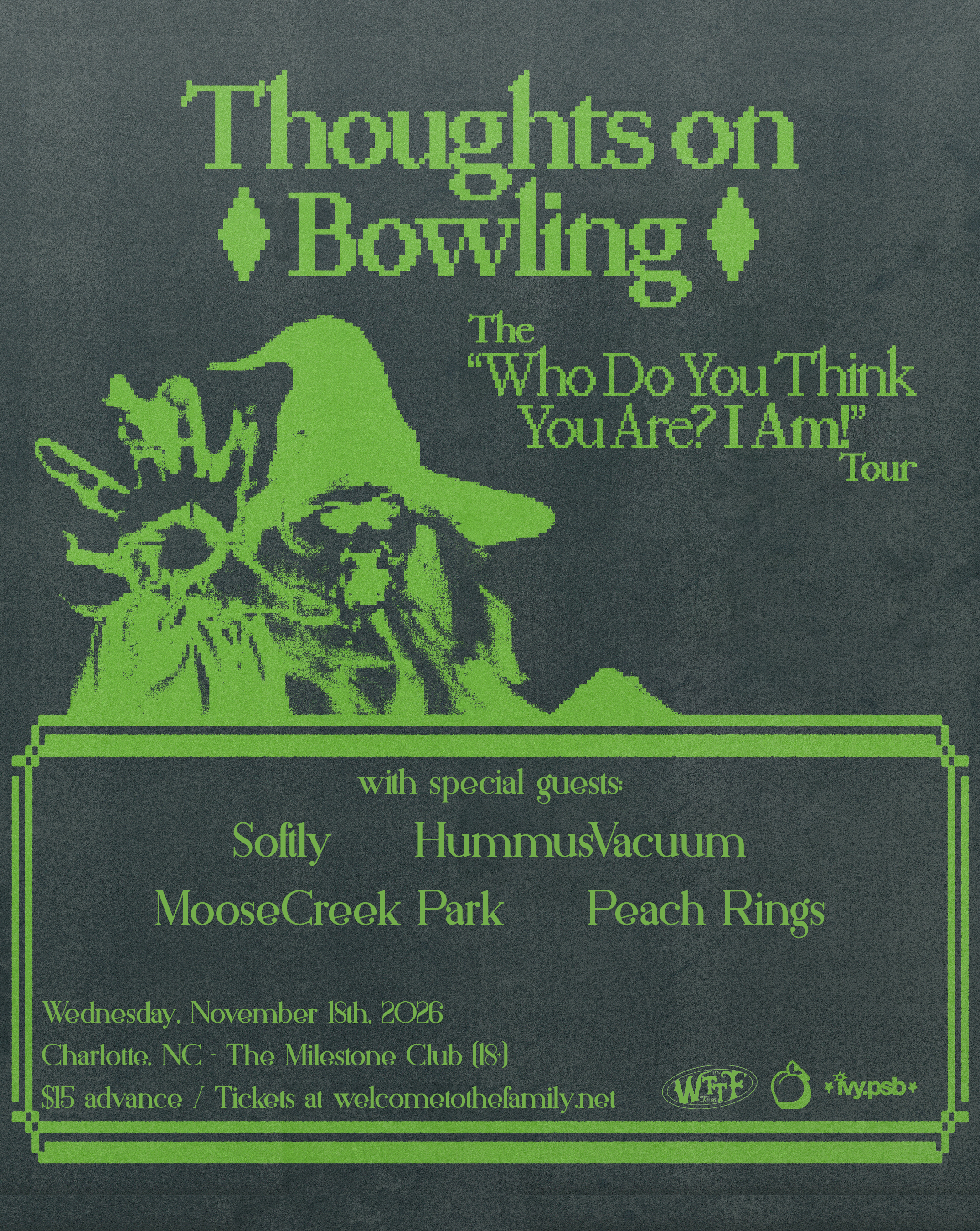 Thoughts on Bowling, Softly, HummusVacuum, MooseCreek Park, and Peach Rings
