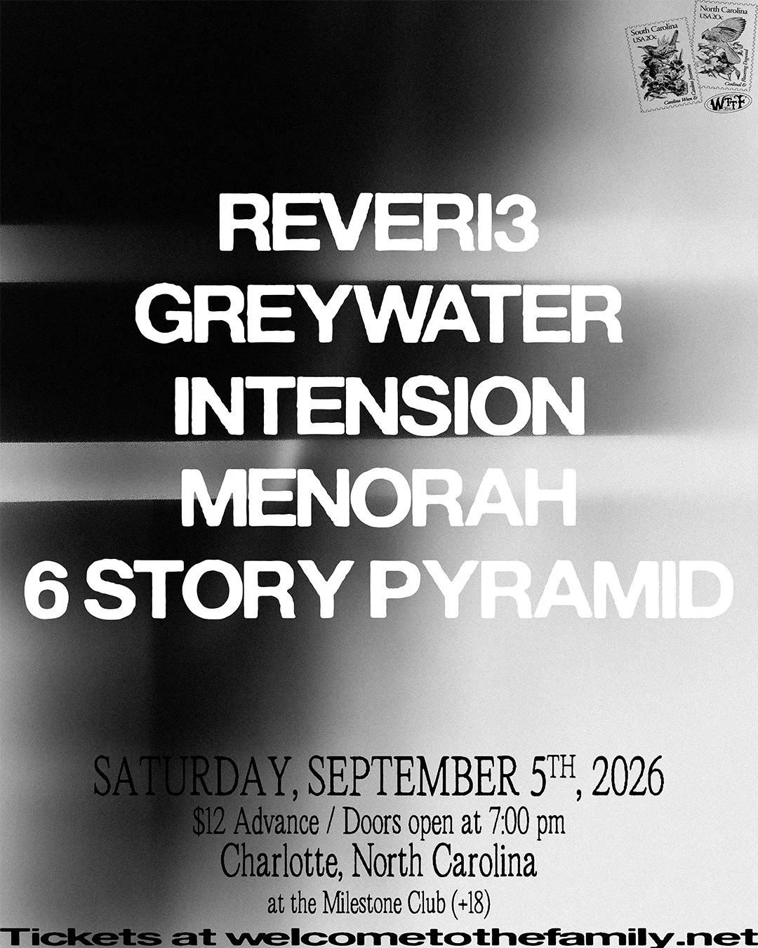 Reveri3, greywater, Intension, Menorah, and 6 Story Pyramid