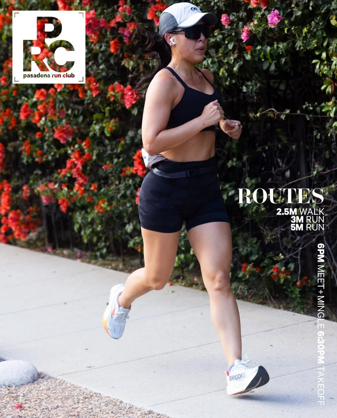 Who&rsquo;s ready to move tonight? 

Movement options:
2.5 mile Walk 
3 &amp; 5 mile Run

MEET &amp; MINGLE: 6PM
TAKE OFF: 6:30PM

lululemon Pasadena 
103 W. Colorado Blvd, Pasadena 91105

🏎️ Parking: Street or garage parking available.
Check signag