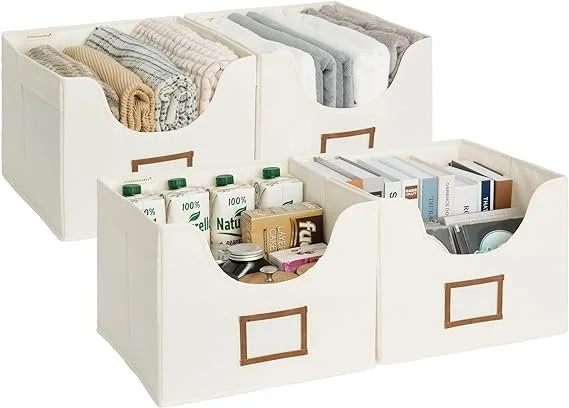 Open Front Storage Bins