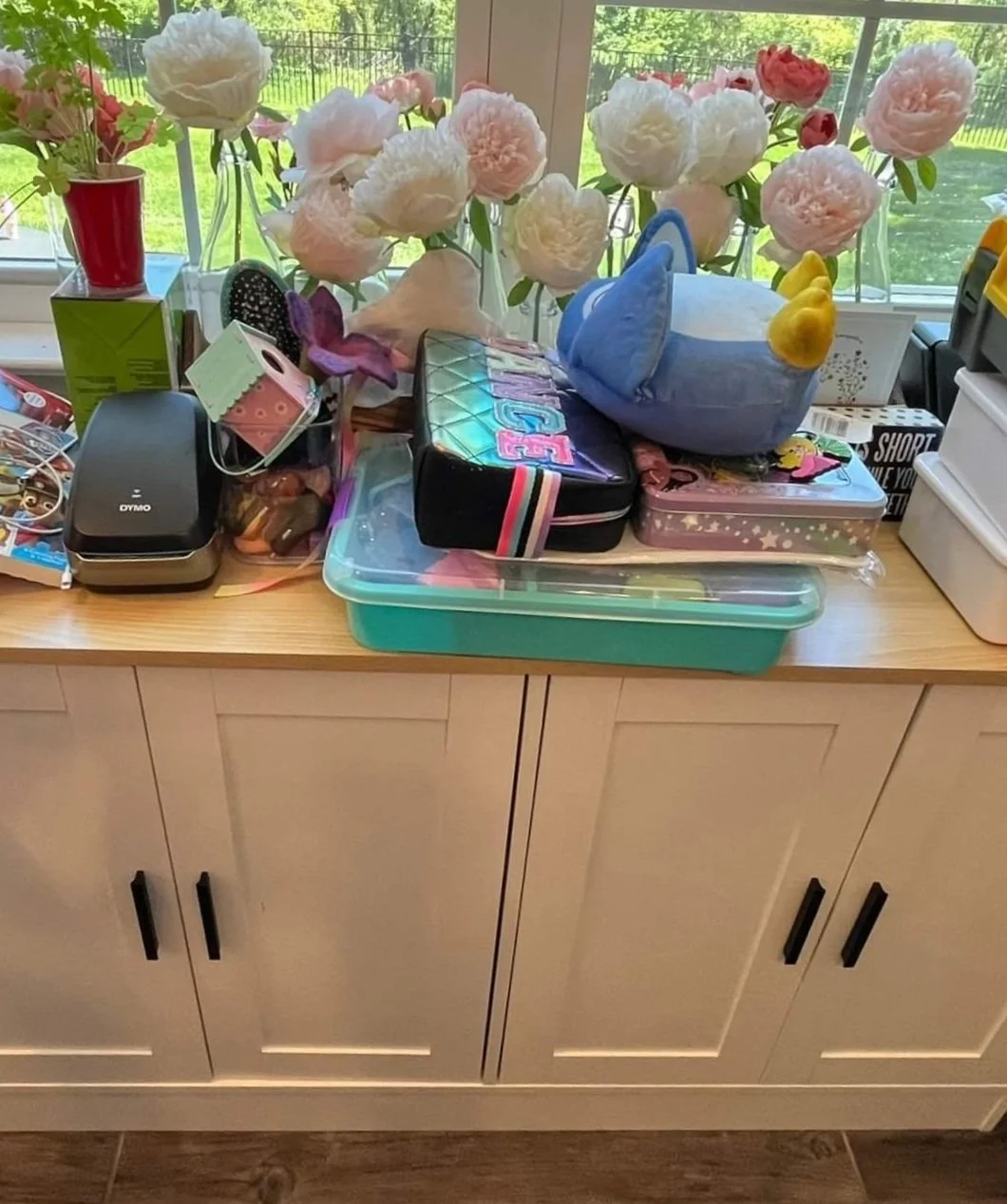 Disorganized Craft Area
