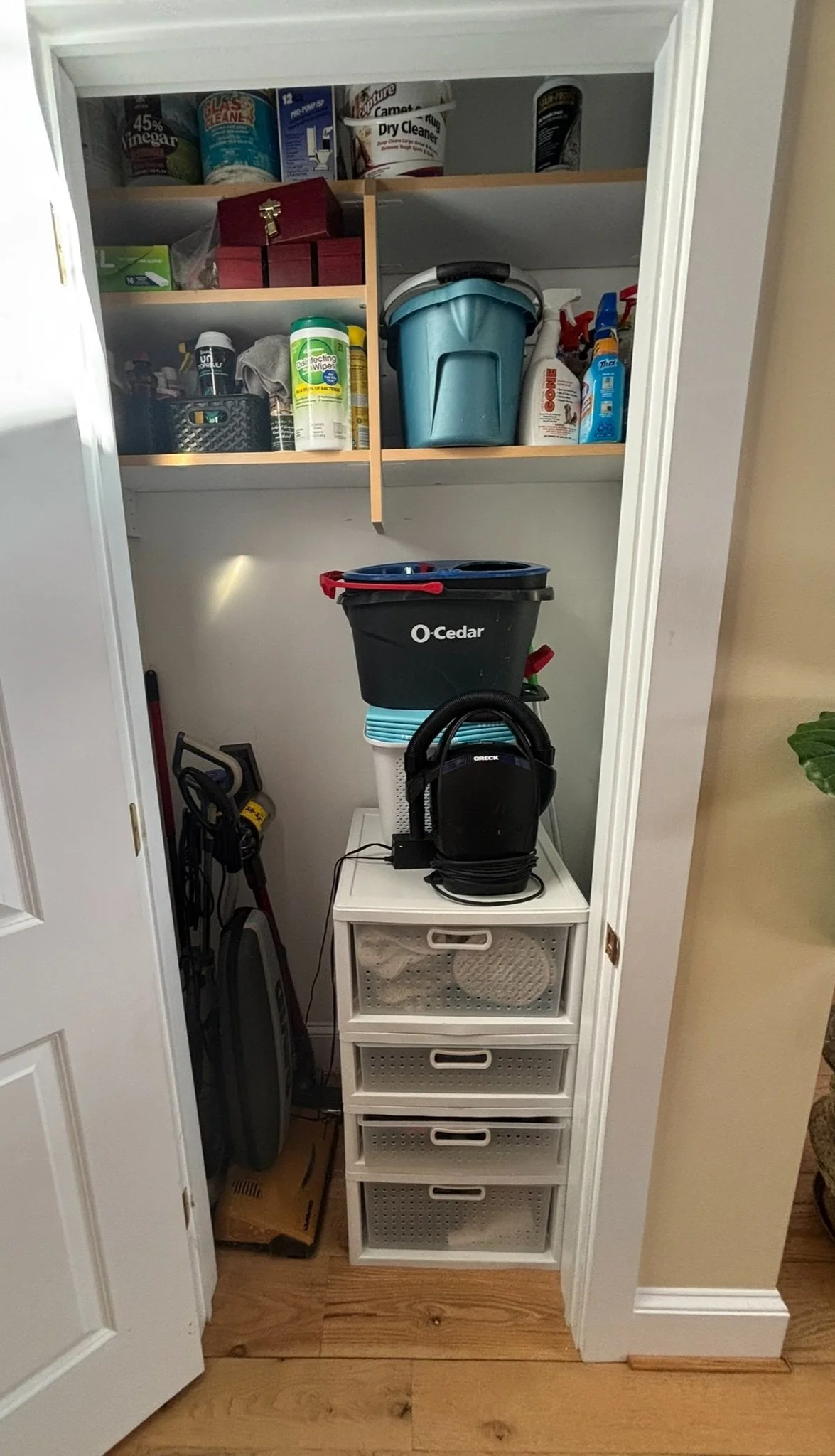 Storage Closet Organization