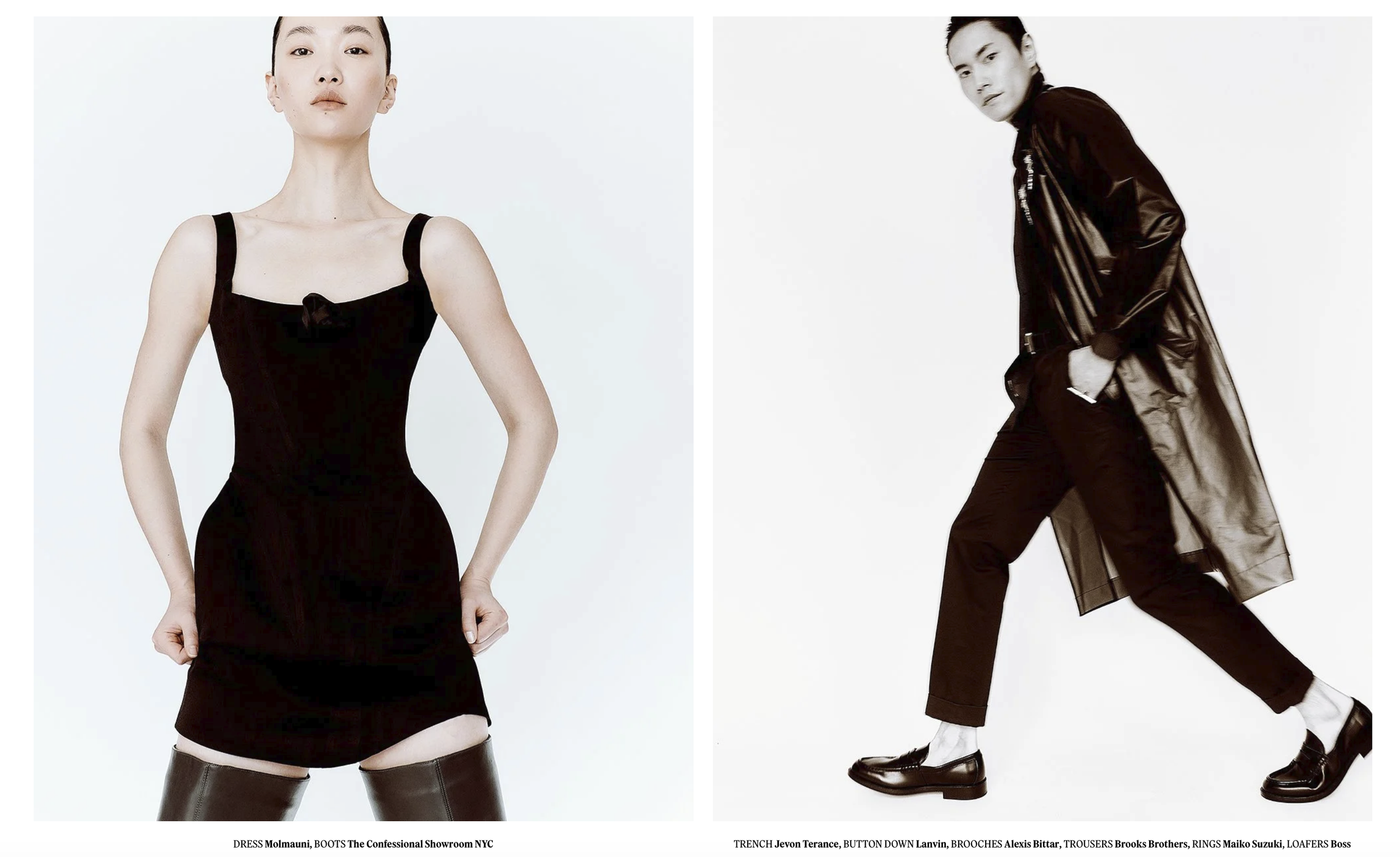 Quiet Force
Soft power in motion: romantic silhouettes, quiet confidence, modern femininity in balance, photographed by Yu Mengci.

STORY CREDITS
MODEL Junli Zhao @ Elite Model Management, MODEL Yurim Bae @ State Management, MODEL Song Injun @ Q Mode