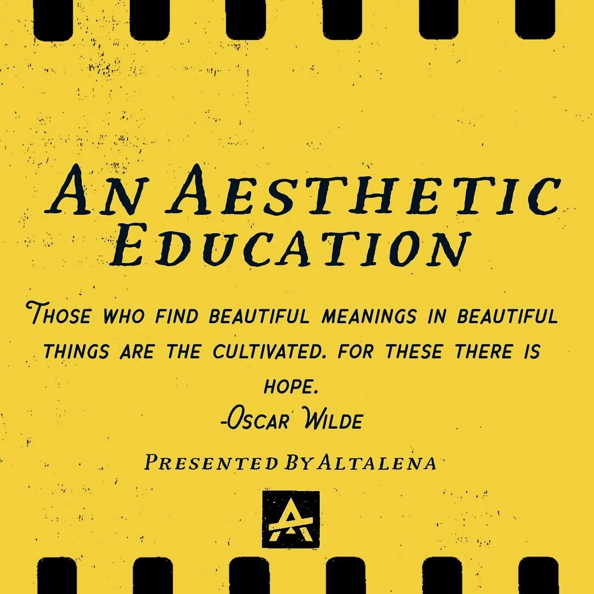 We are excited to announce that for people who prefer audio over text you can now enjoy our blog &ldquo;An Aesthetic Education&rdquo; as a podcast! Every week, we will continue our discussions and journey through the world of aesthetics with new topi