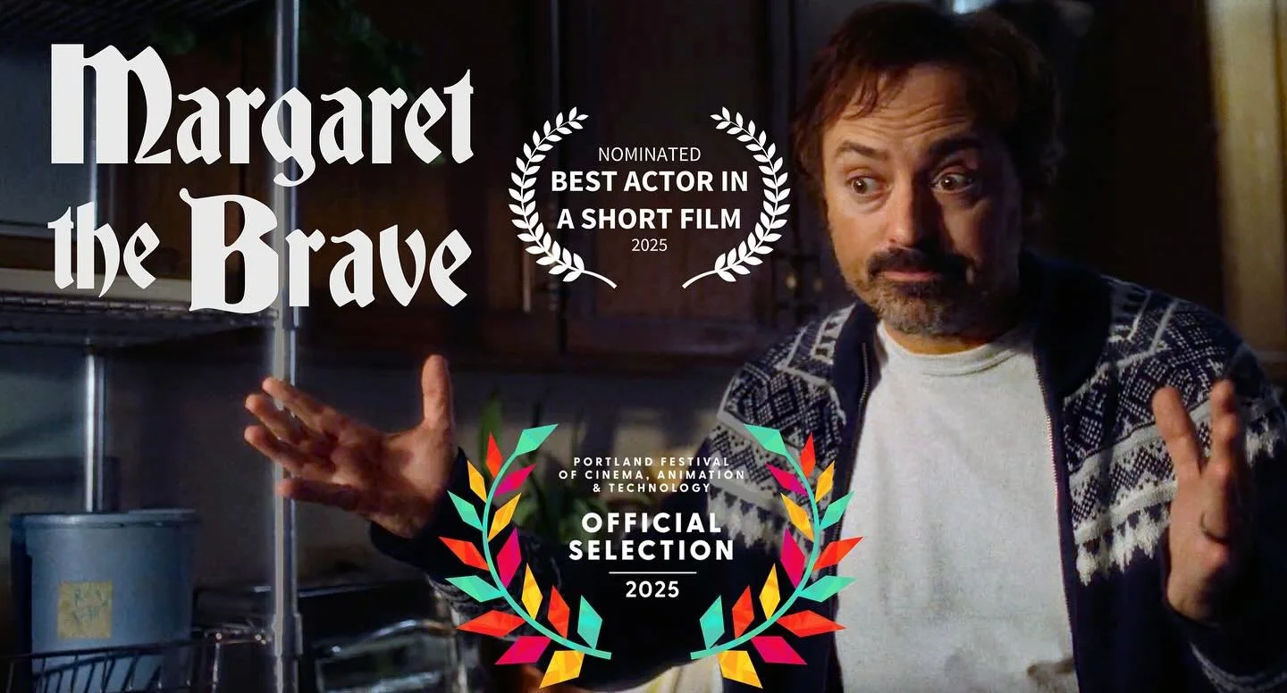 BEYOND honored and truly grateful to receive my first ever acting nomination for my role in the amazing film Margaret The Brave at the Portland Festival of Cinema, Animation &amp; Technology!! @thepfcat 

BIG THANK YOU to Danny and Rachel of @desertc
