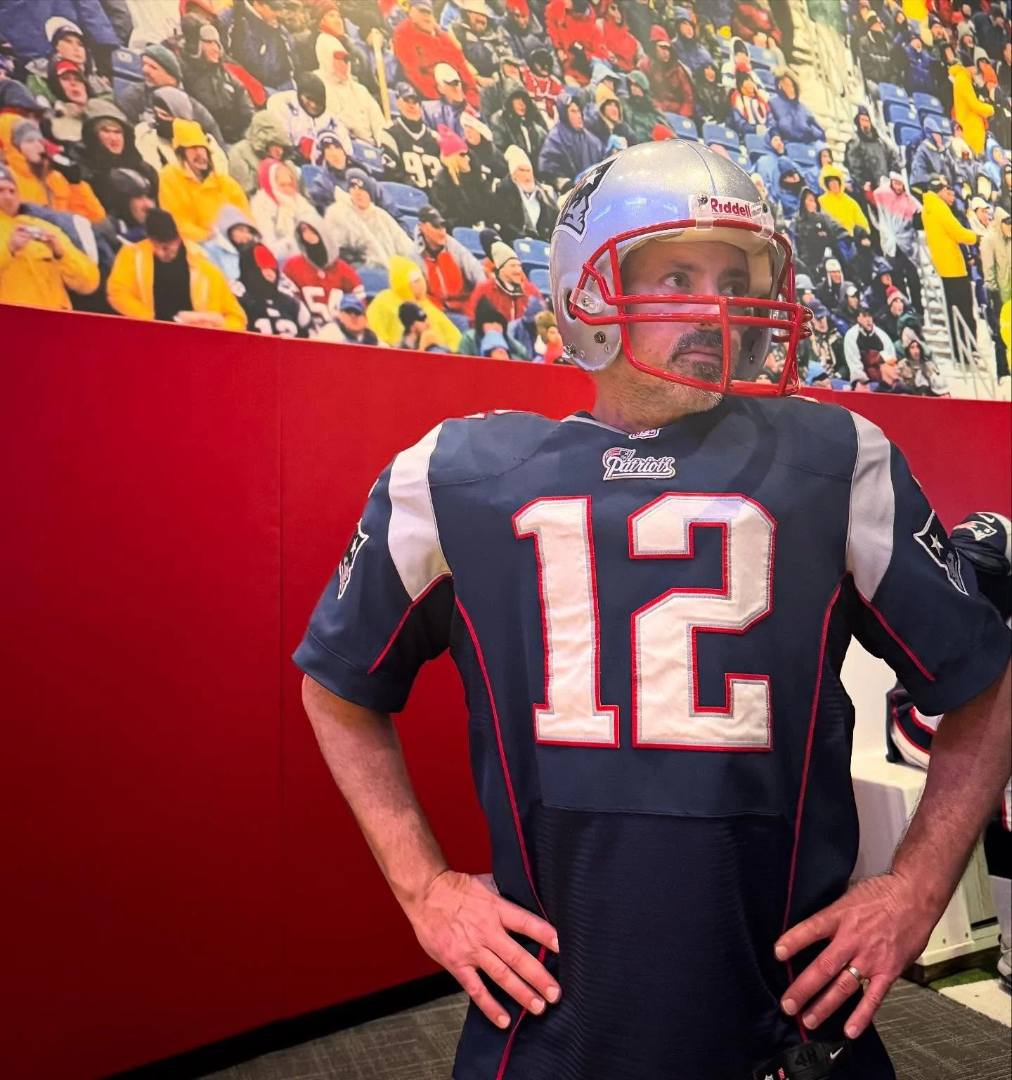 Locked in for game day 🏈 
Let&rsquo;s go PATS!!! 
@patriots @alex.raad