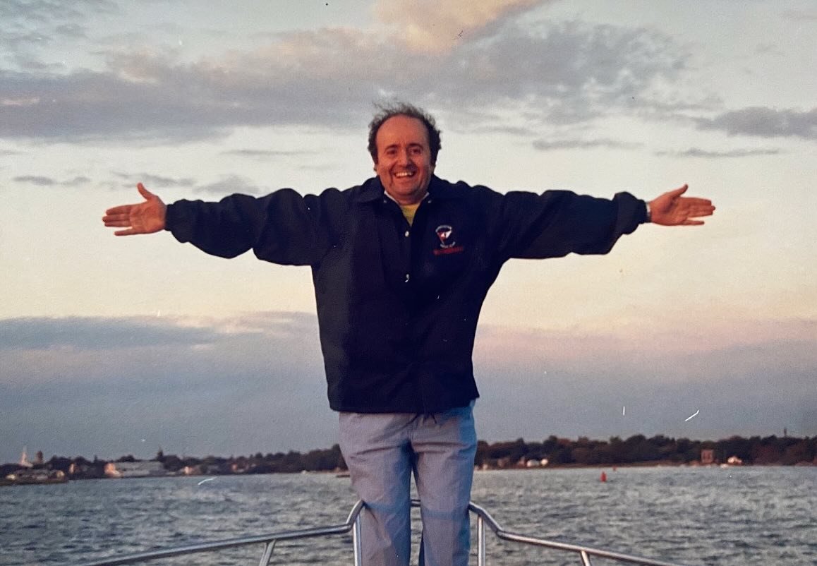 Happy Birthday to the greatest man I&rsquo;ve ever known. Here&rsquo;s my Dad on our beloved boat Boomerang. His light always beamed so bright out on Narragansett Bay. So many amazing memories of which I&rsquo;ll forever be grateful. 

Love you Dad a