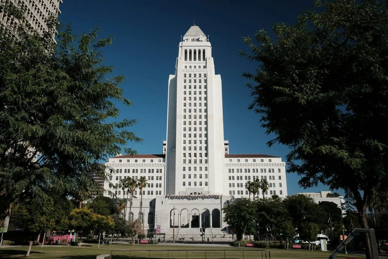 Grand Park in LA, where you can go to food trucks and events for a date idea in LA