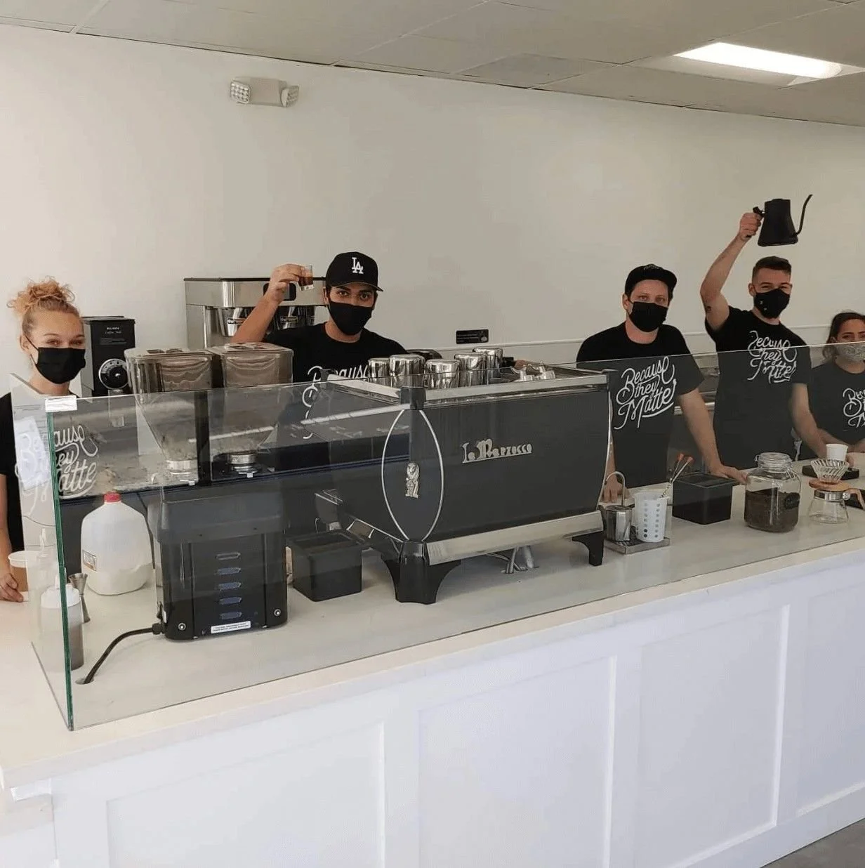 Opening day at Inicio Coffee