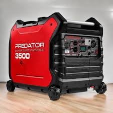This PREDATOR® SUPER QUIET™ 3500 Max. Starting Watt, 3000 Max. Running Watt Inverter Generator uses a reliable PREDATOR 212cc engine to deliver clean, efficient power where it's needed most. This closed-frame inverter generator delivers a runtime of 