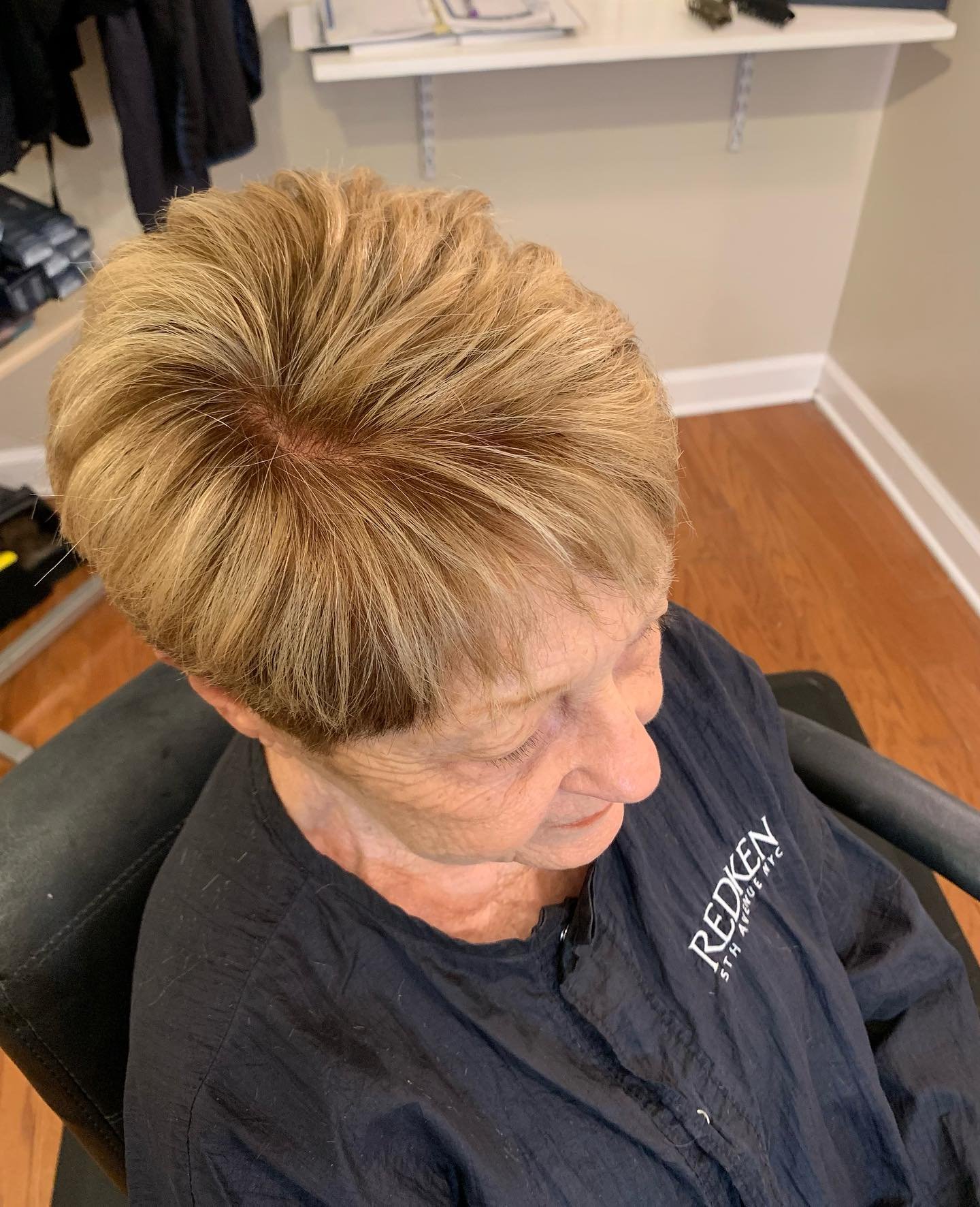 Debunking the myth that highlights don&rsquo;t have to take all day! I can give you beautiful gray coverage in half the time! This full gray coverage, hi-light, cut and style took 90 min. What you you do with all of your left over time?