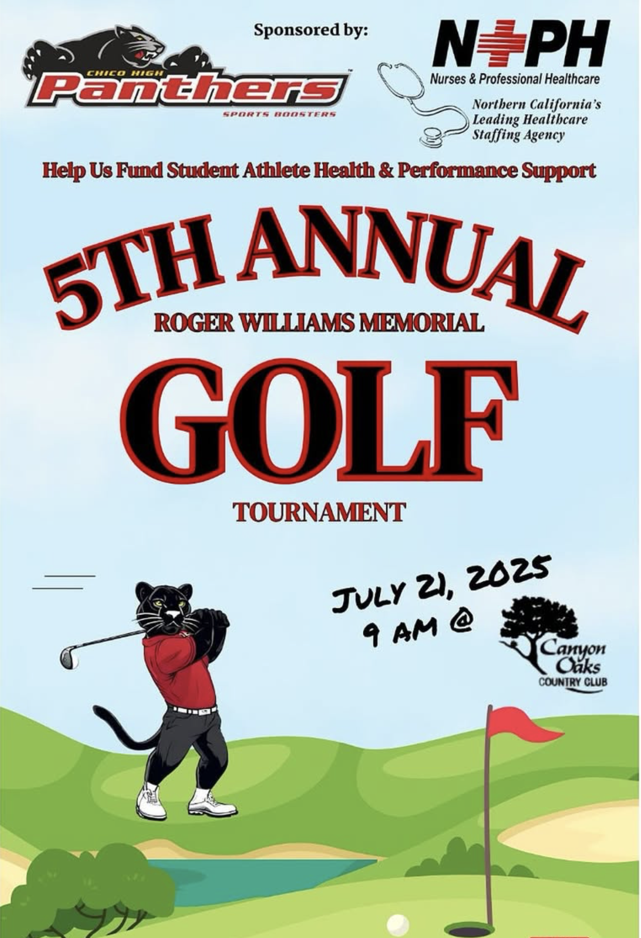 5th Annual Roger Williams Memorial Golf Tournament