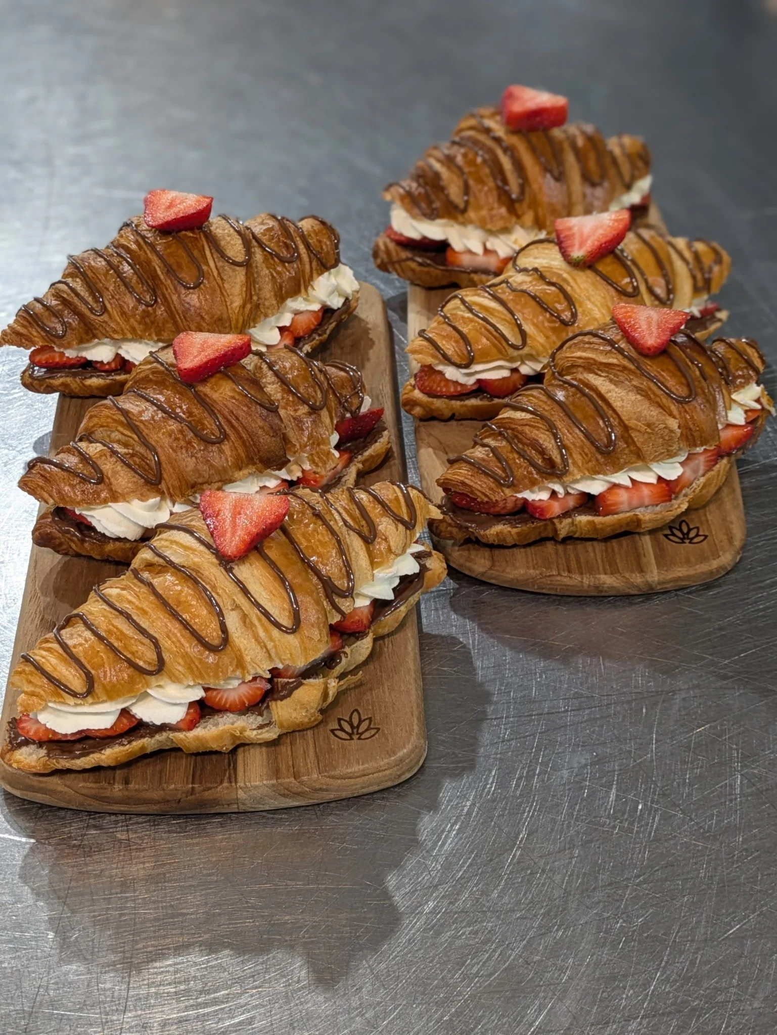 Strawberry/Chocolate Crossiants
