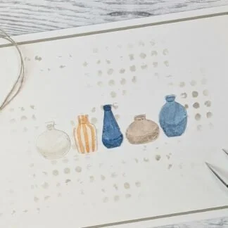 Five Small Vases