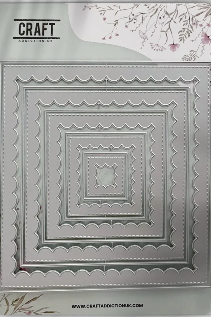 Luxe Square Inverted Scallop Frames