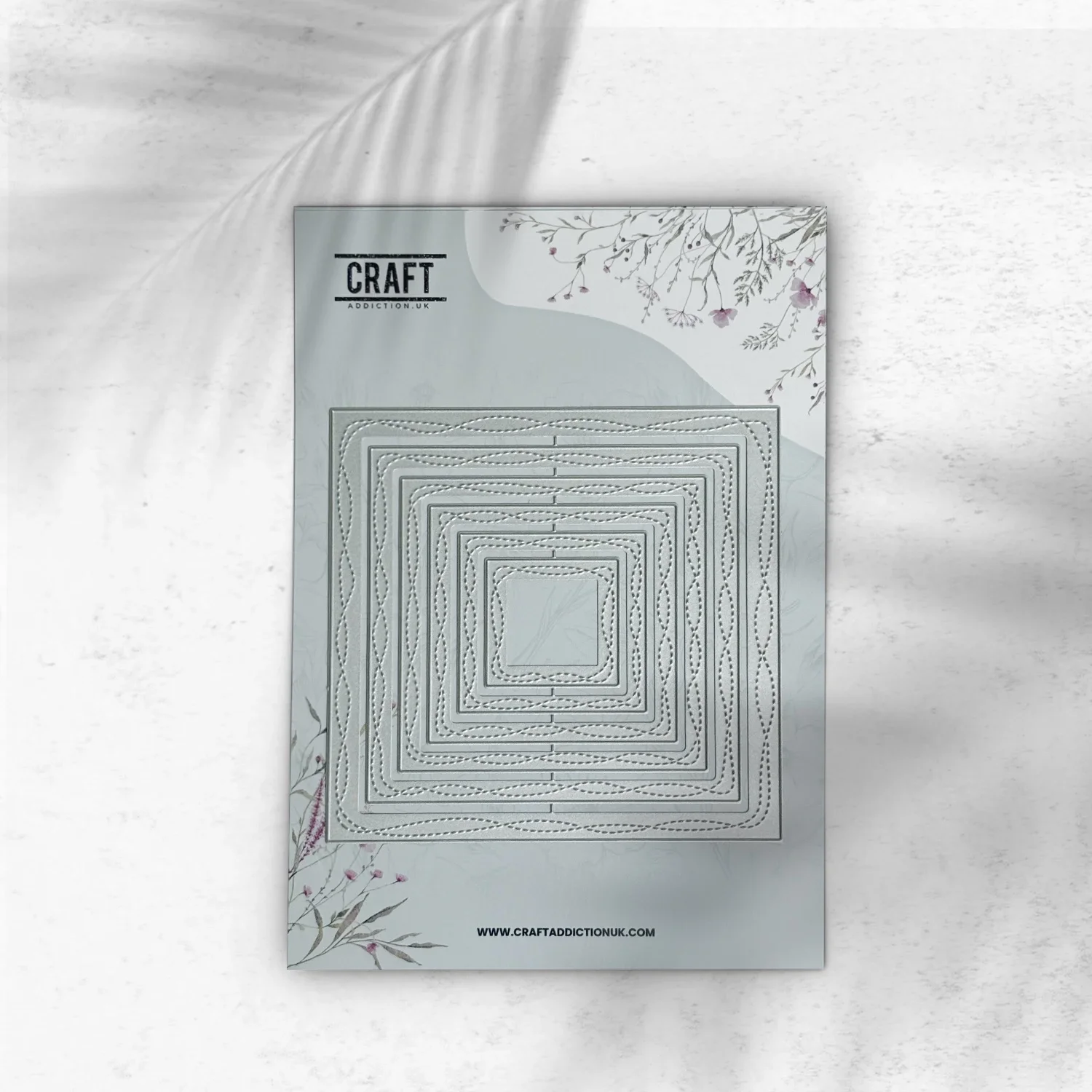 Wavy Double Stitch Square Layering Set