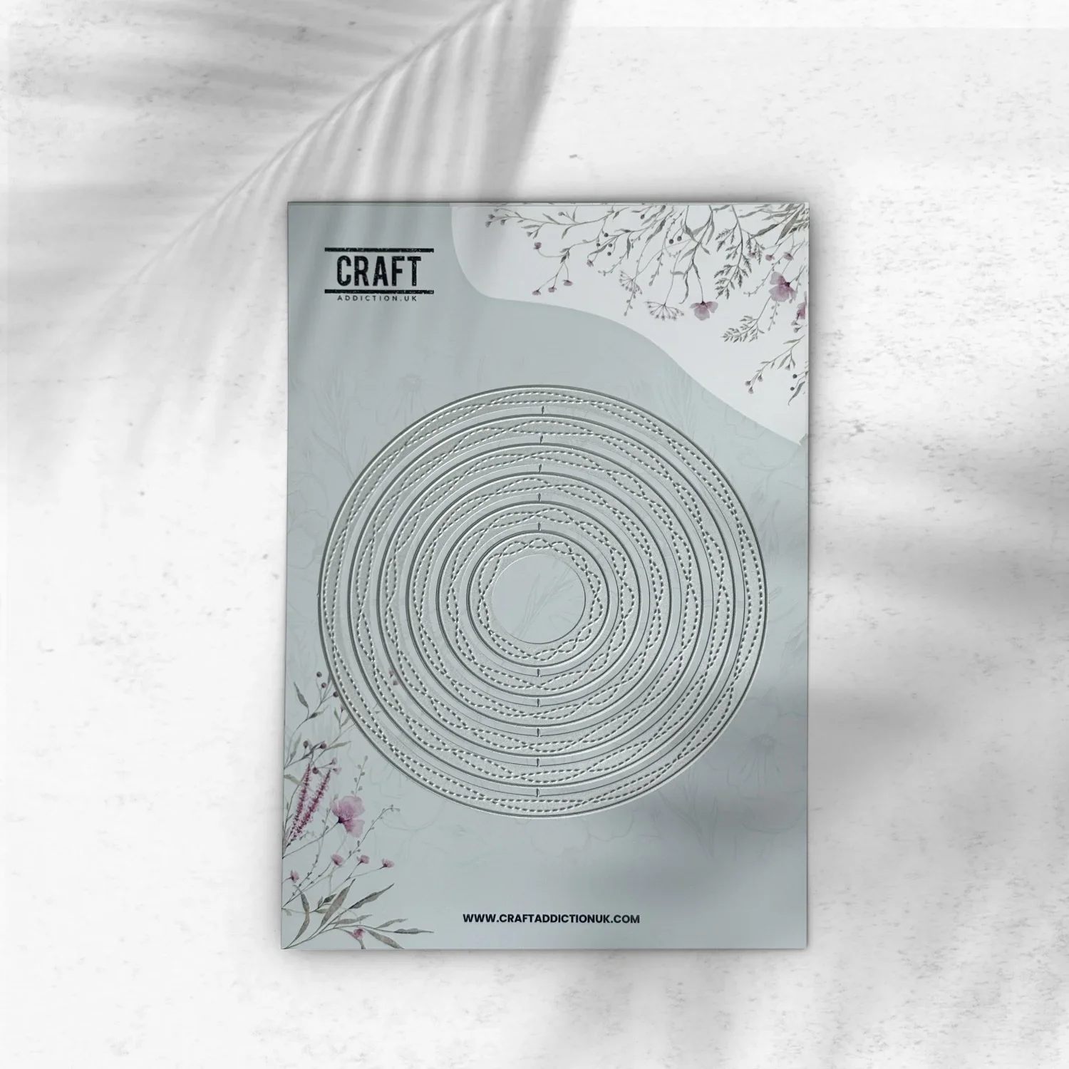 Wavy Double Stitch Circles Layering Set